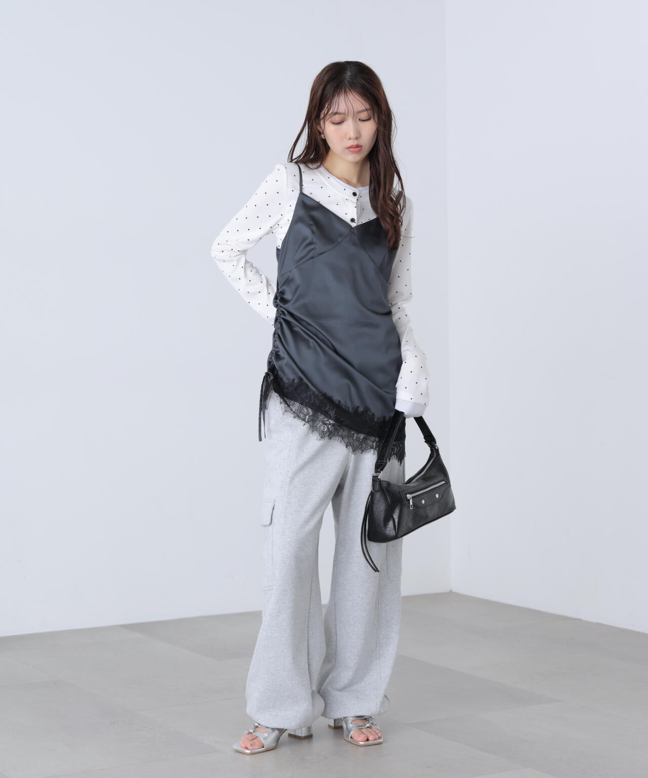 162cm 着用サイズ:FR