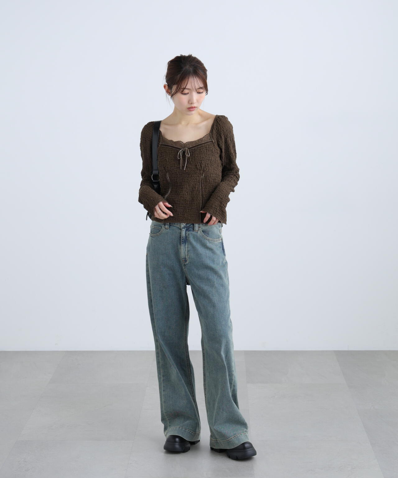 162cm 着用サイズ:FR