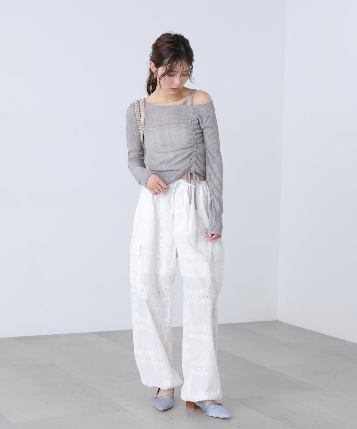 162cm 着用サイズ:FR