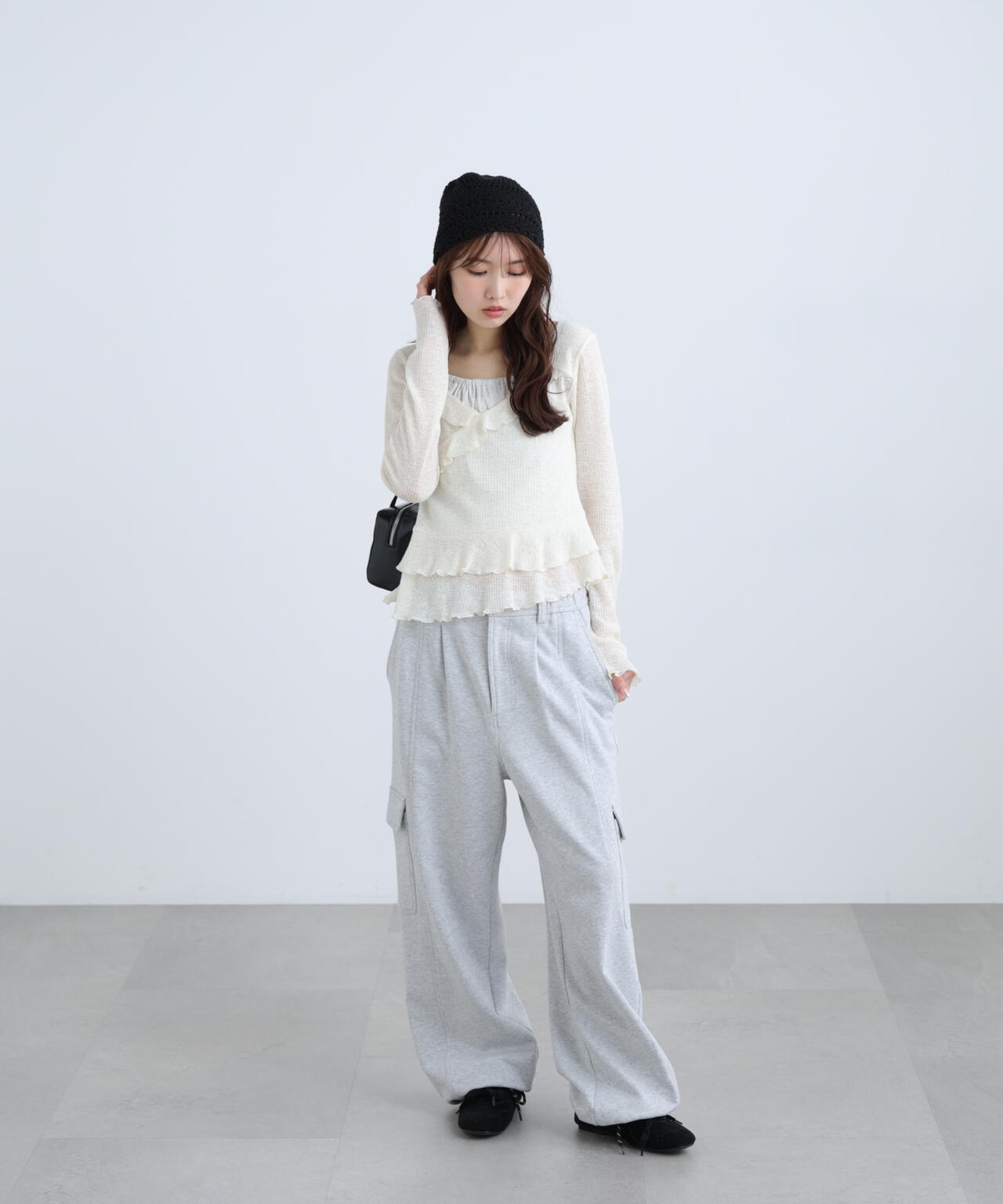 162cm 着用サイズ:FR