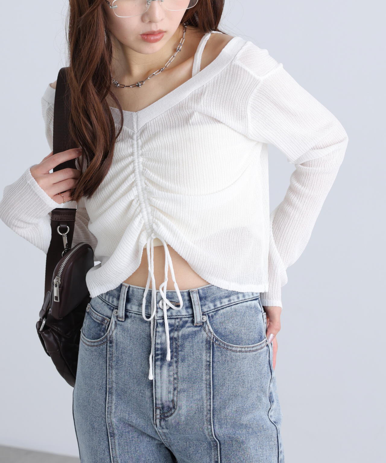 162cm 着用サイズ:FR