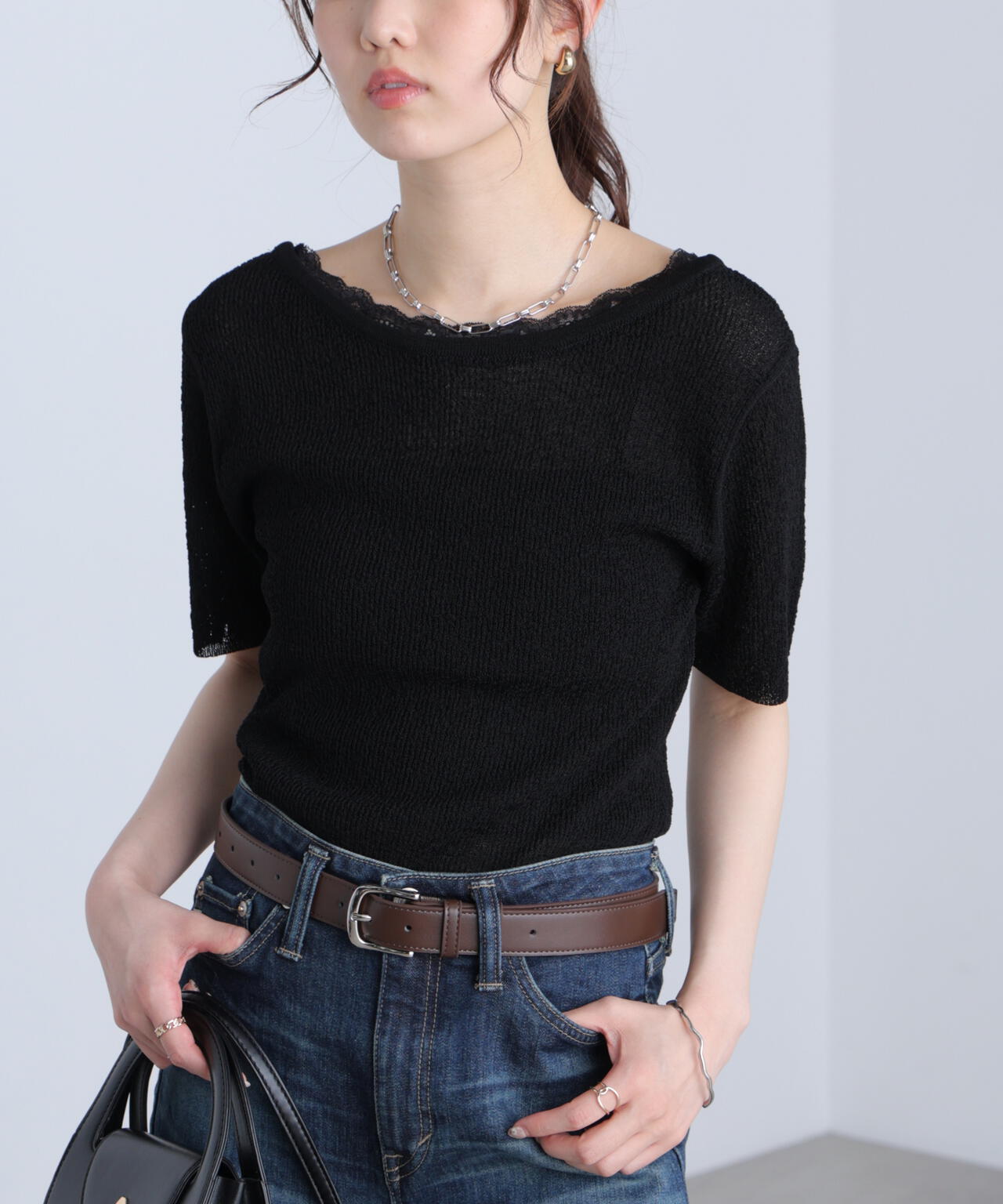 162cm 着用サイズ:FR