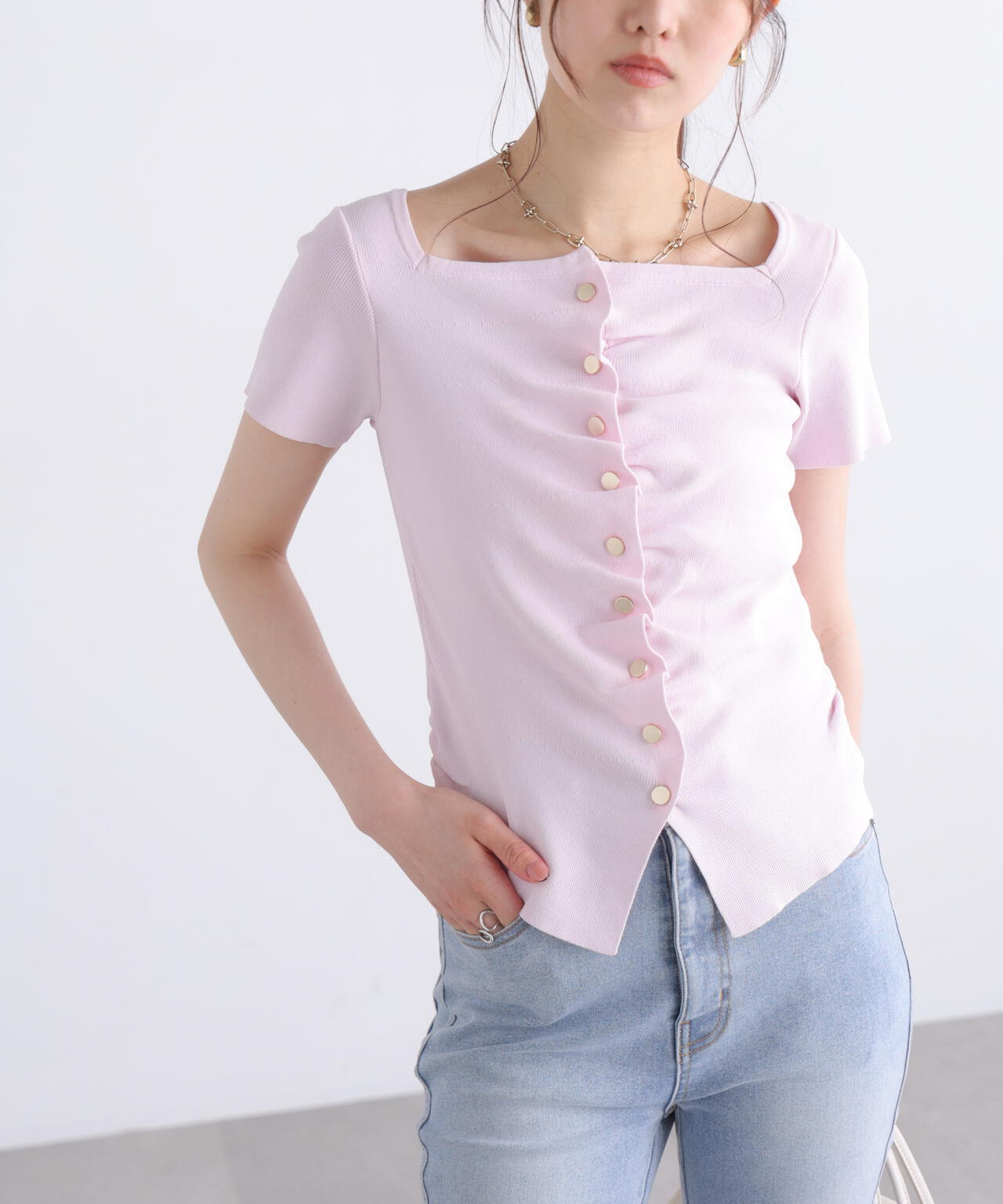 162cm 着用サイズ:FR
