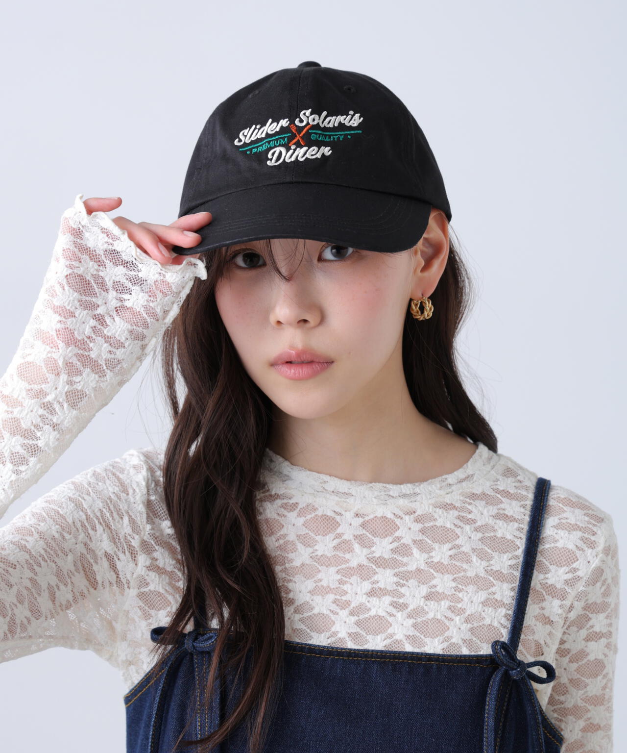 ショップ刺繍キャップ
