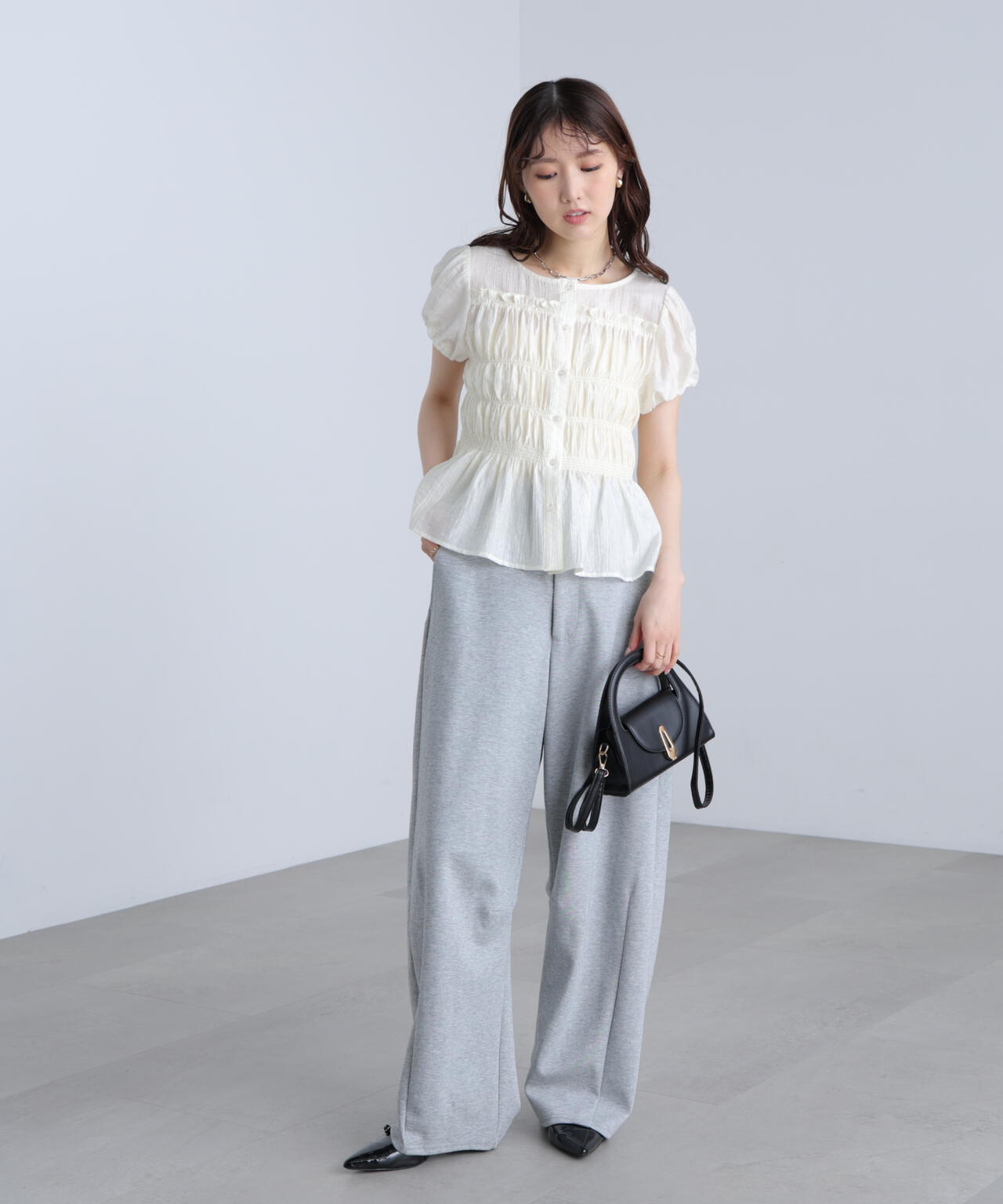 162cm 着用サイズ:FR
