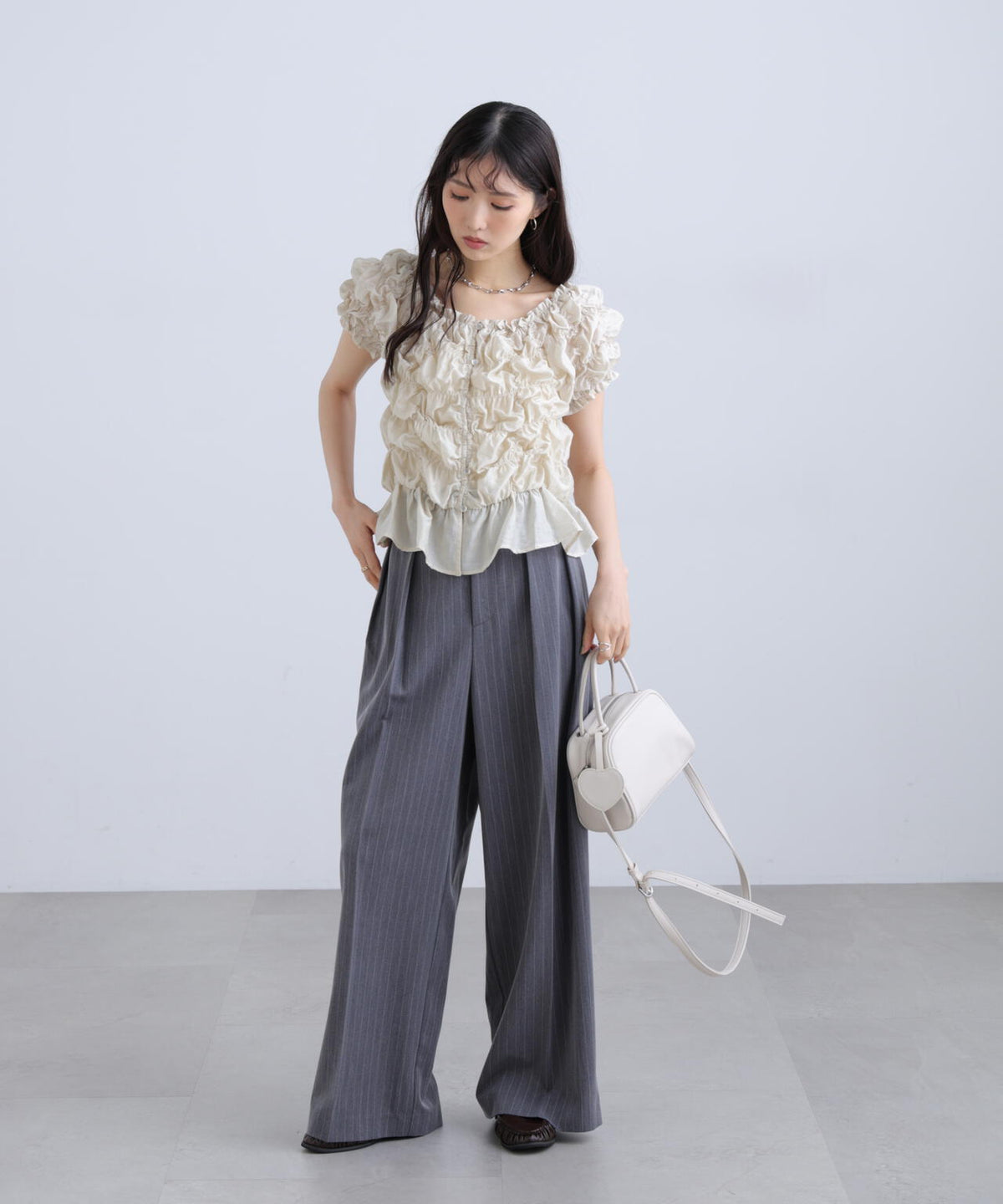 162cm 着用サイズ:FR