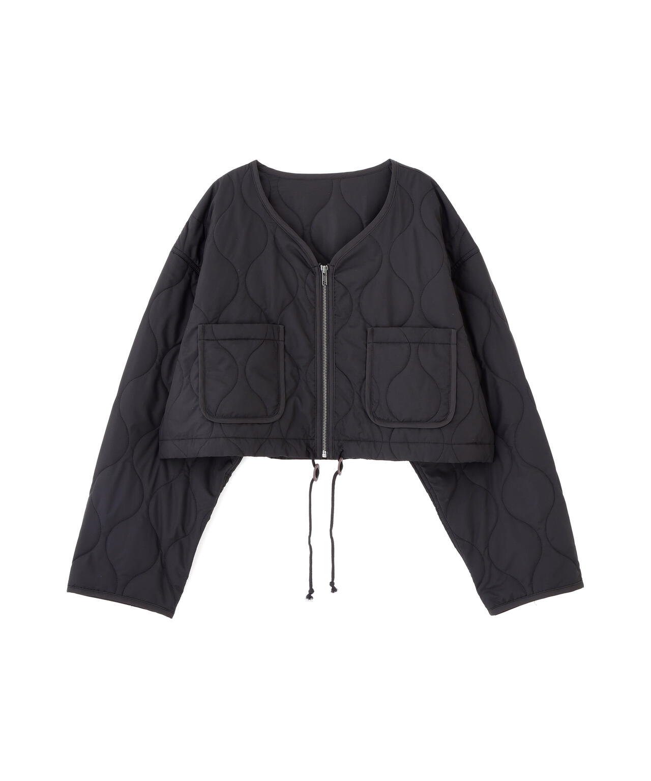 キルティングショートブルゾン