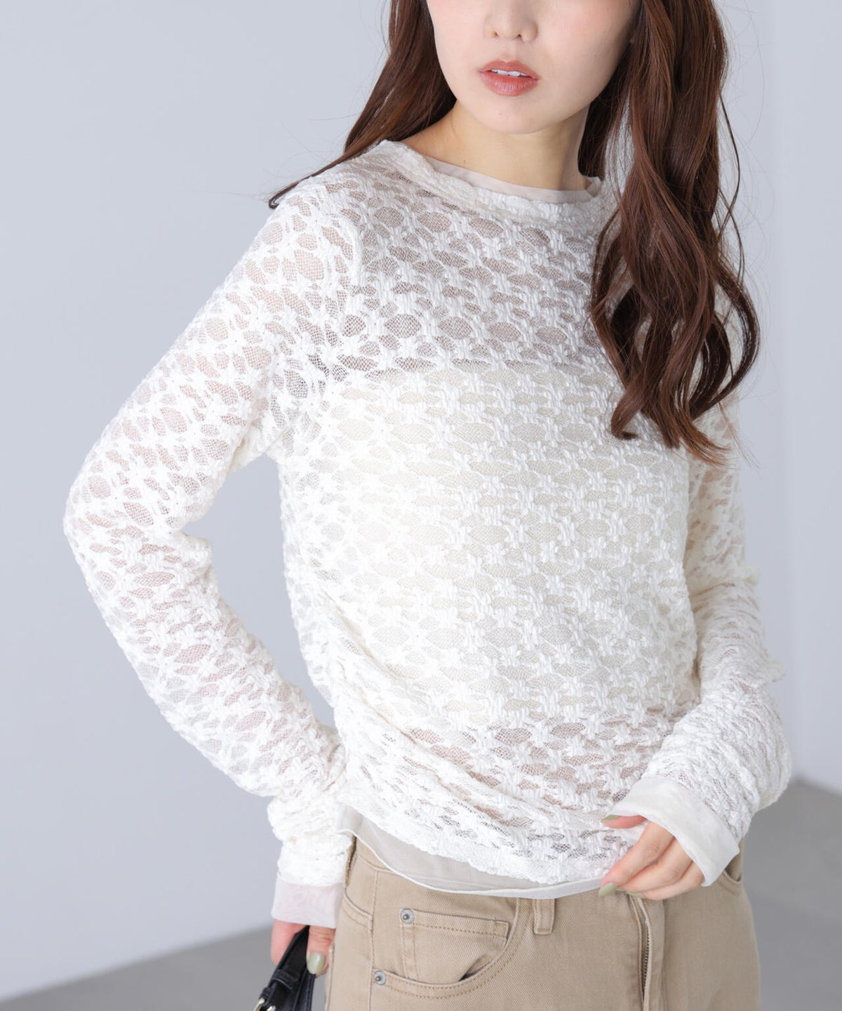 162cm 着用サイズ:FR