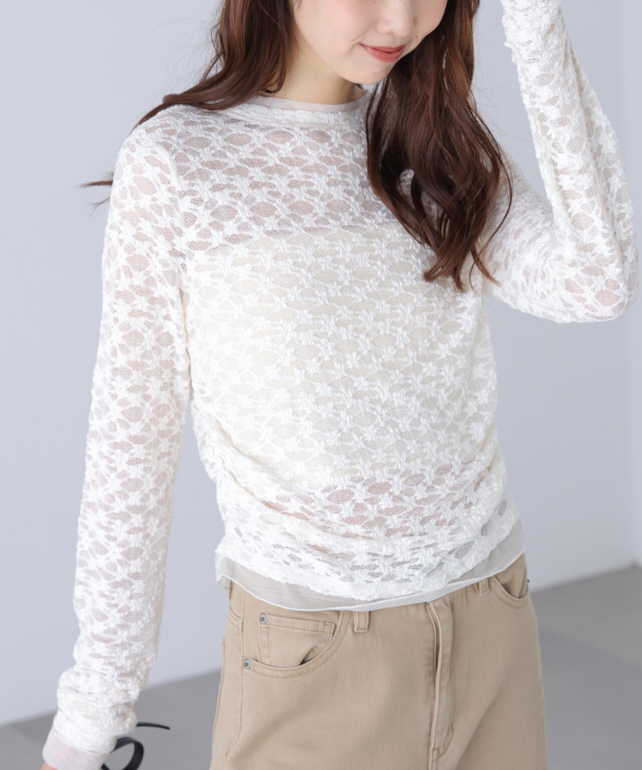 162cm 着用サイズ:FR