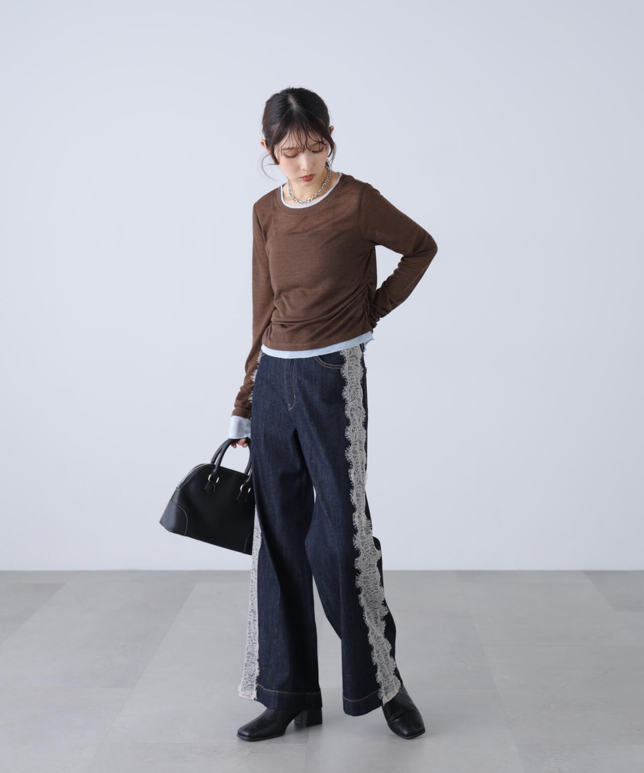 162cm 着用サイズ:FR