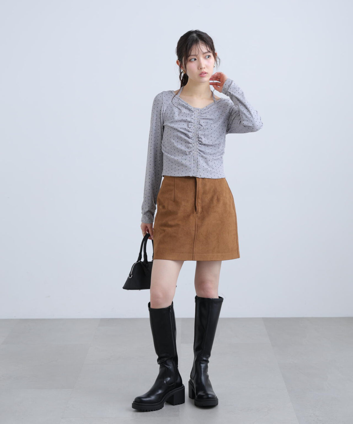 162cm 着用サイズ:FR