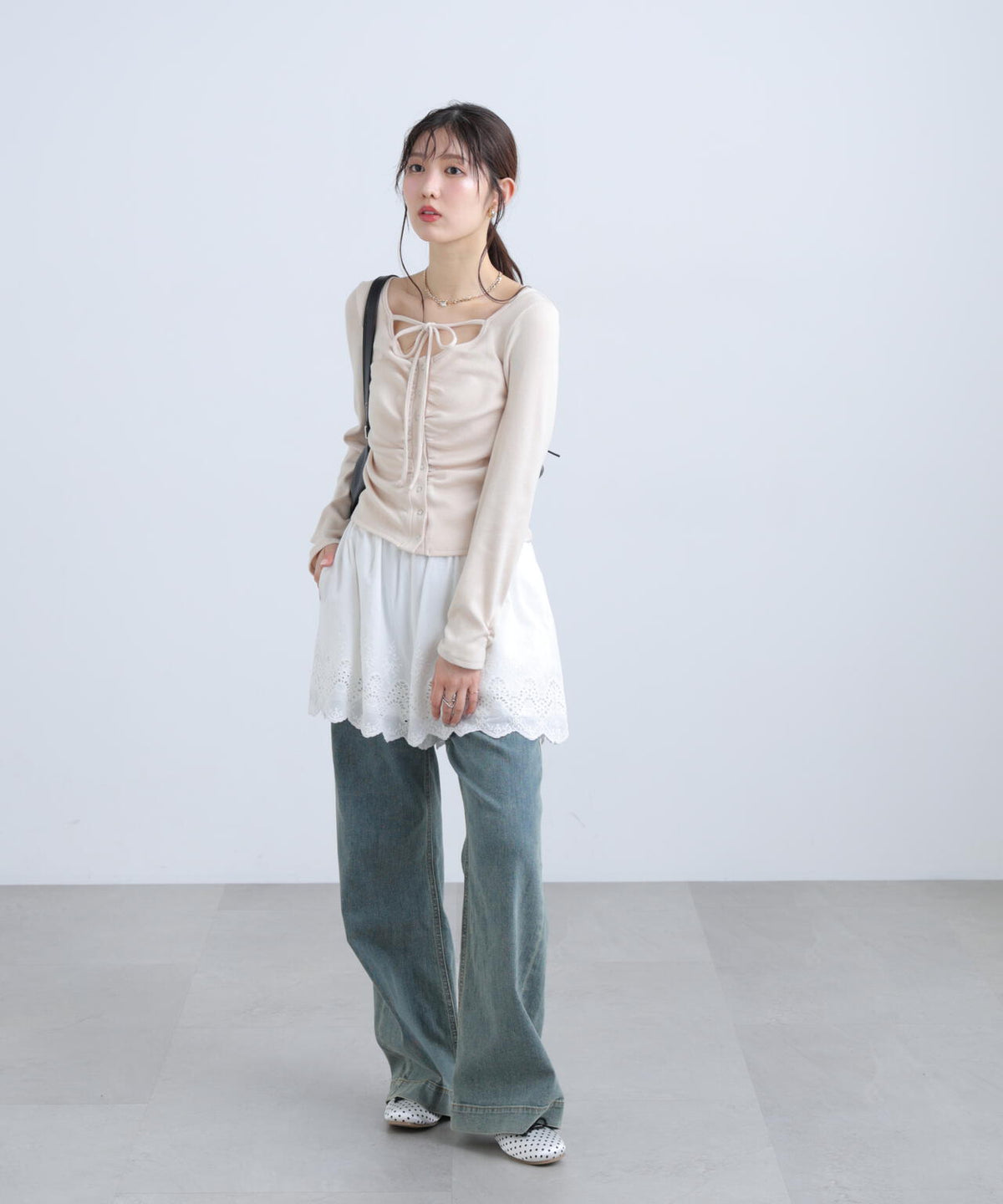 162cm 着用サイズ:FR