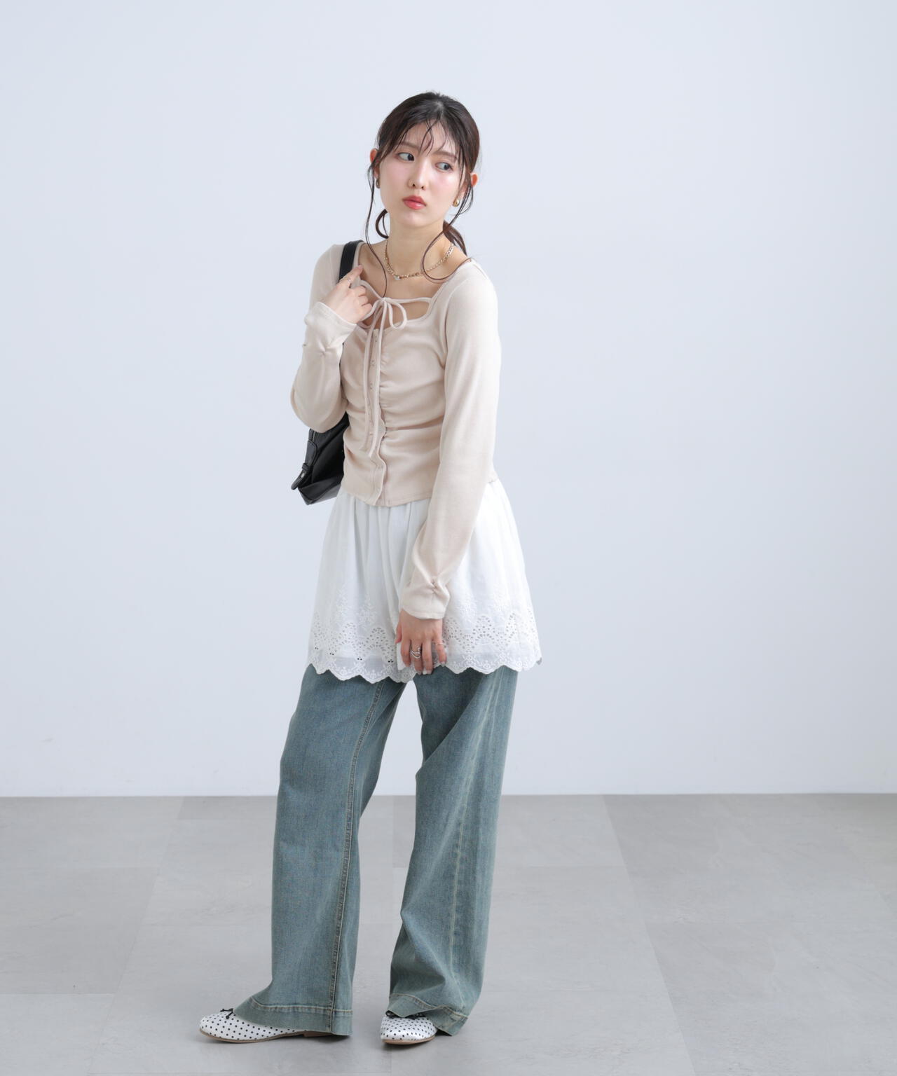 162cm 着用サイズ:FR