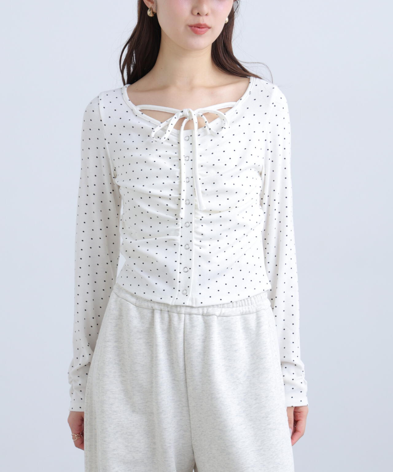 162cm 着用サイズ:FR