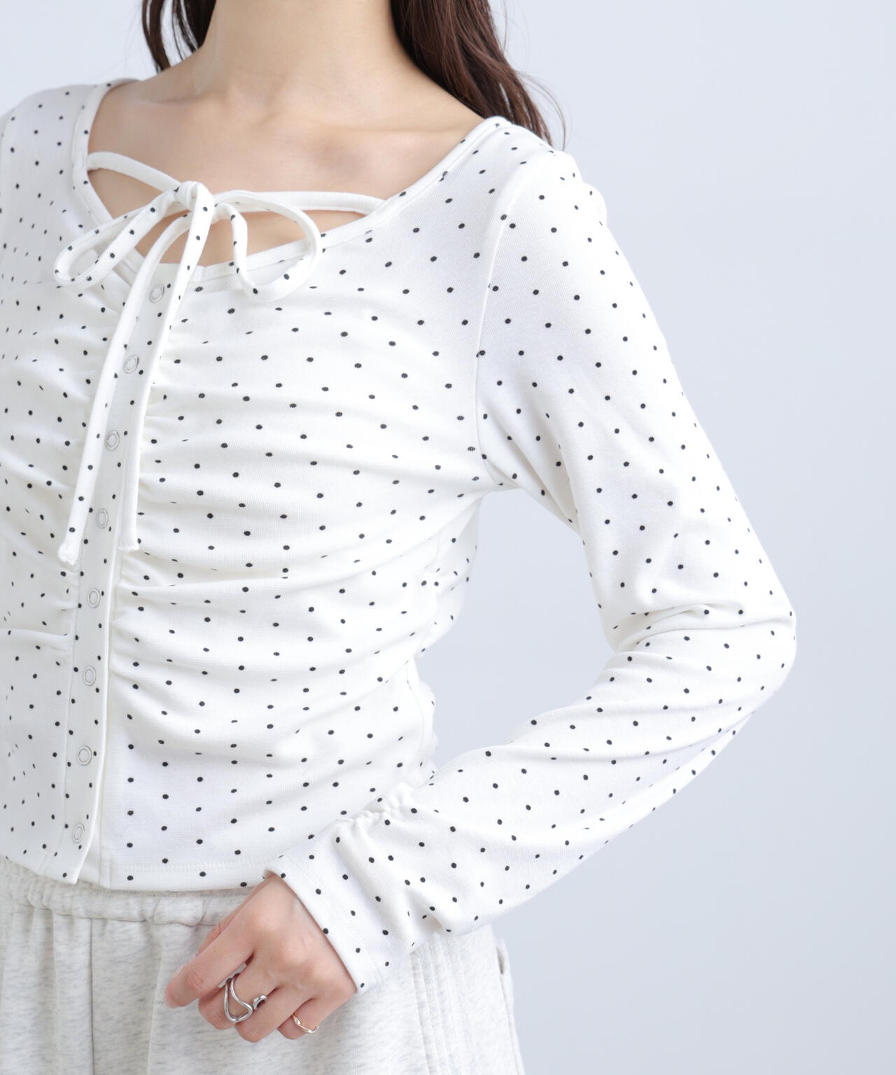 162cm 着用サイズ:FR