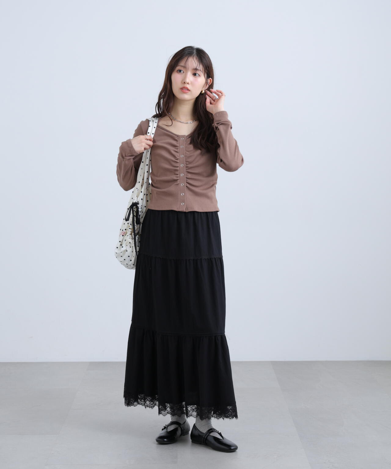 162cm 着用サイズ:FR