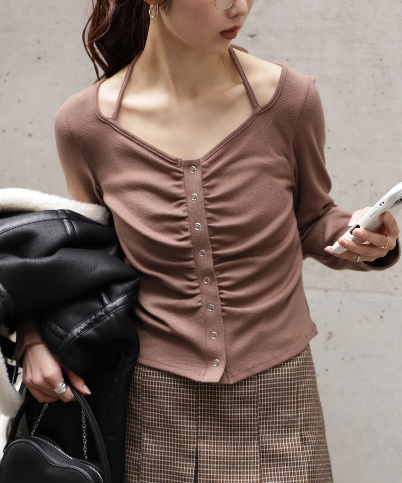 162cm 着用サイズ:FR