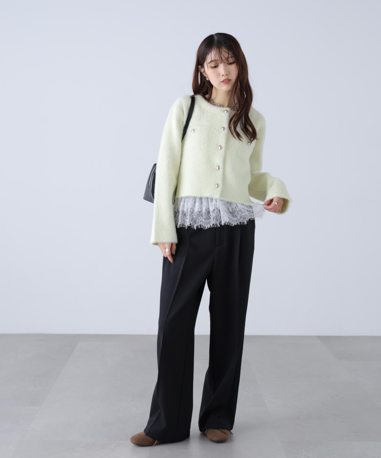 162cm 着用サイズ:FR