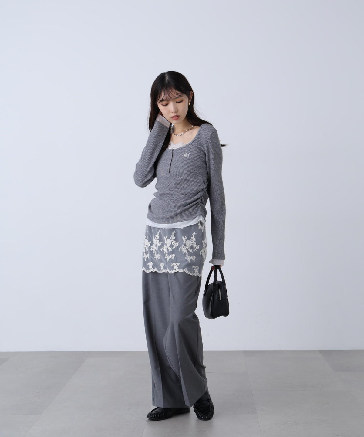 162cm 着用サイズ:FR