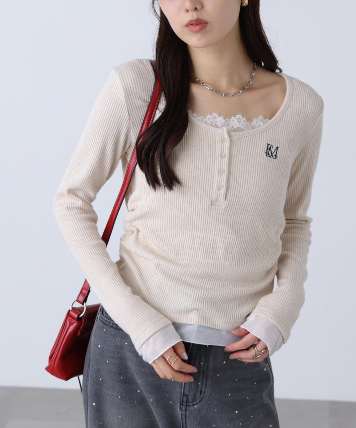 162cm 着用サイズ:FR