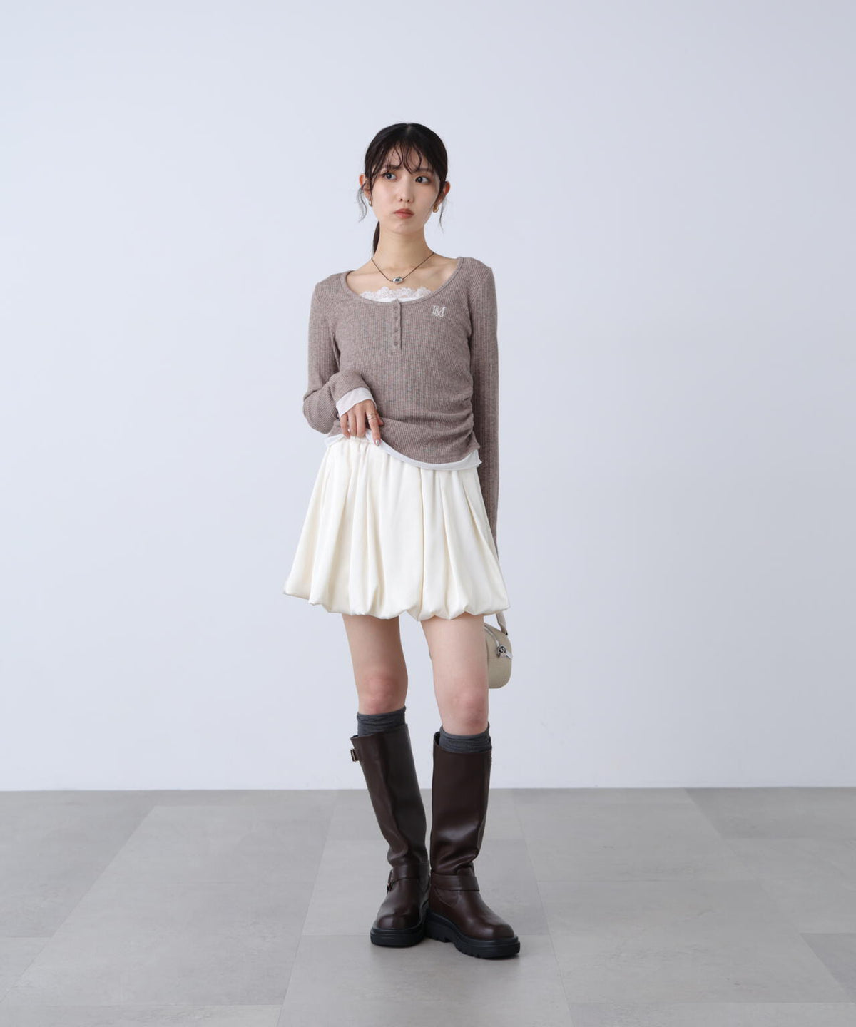 162cm 着用サイズ:FR