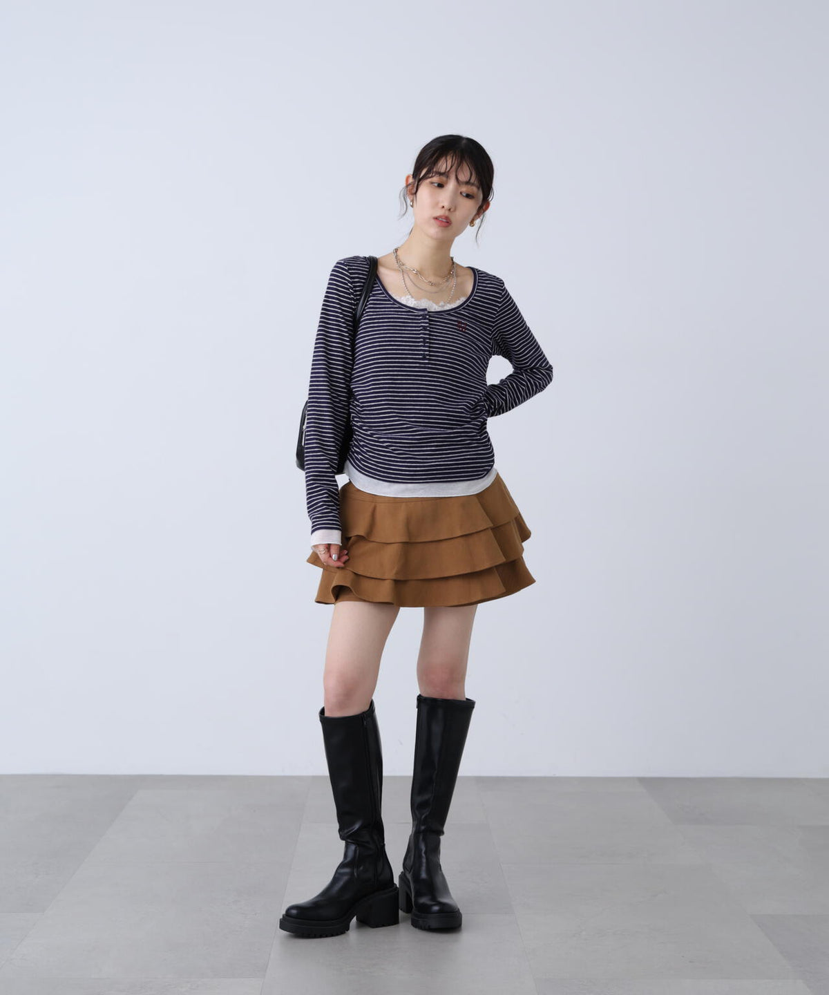 162cm 着用サイズ:FR