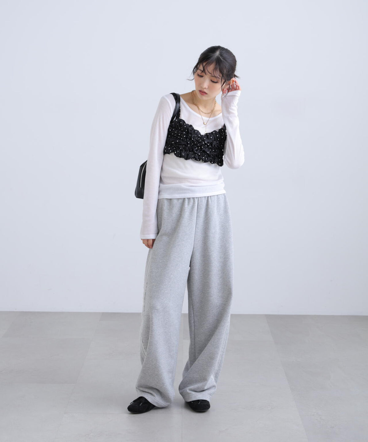 162cm 着用サイズ:FR