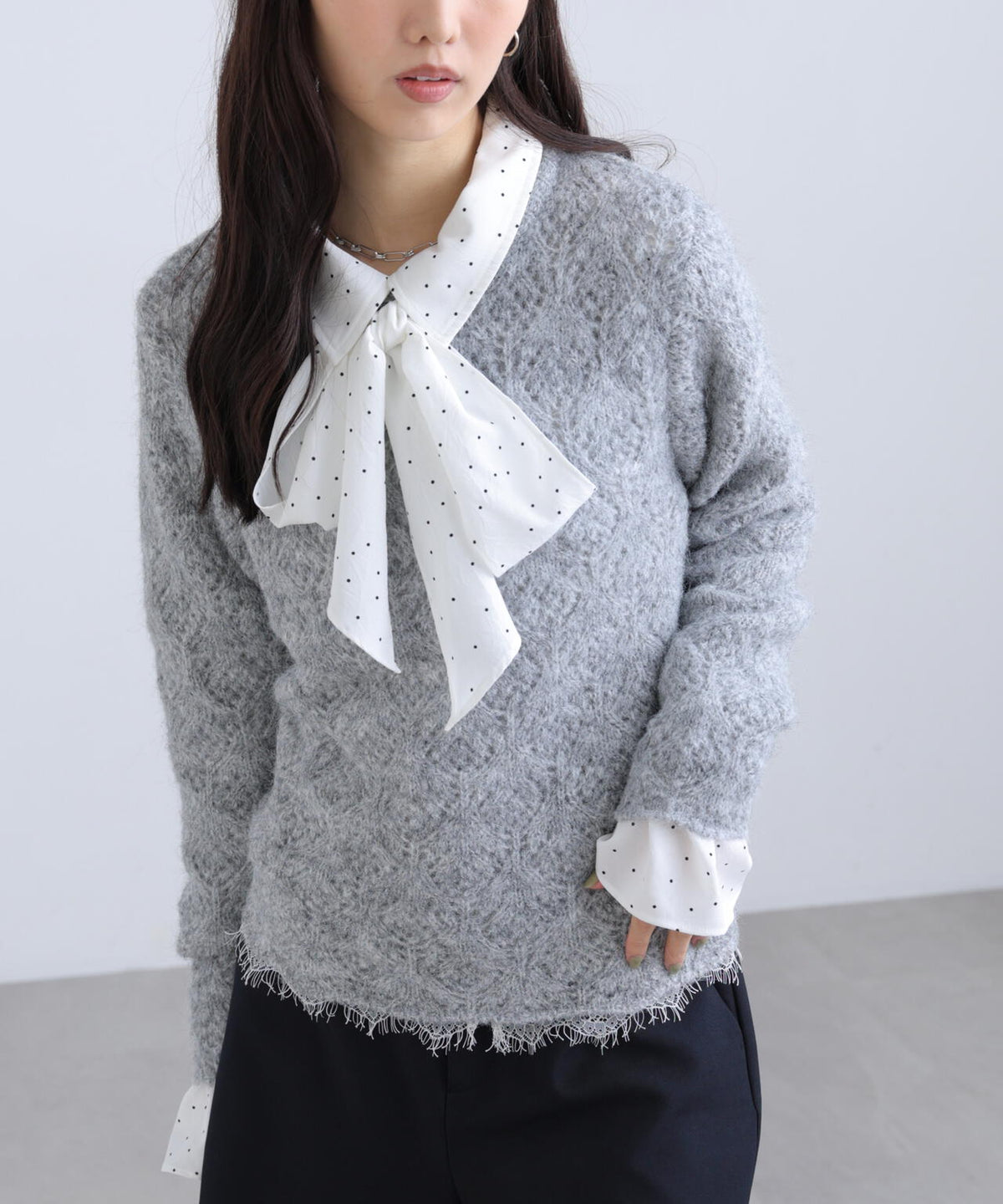 162cm 着用サイズ:FR