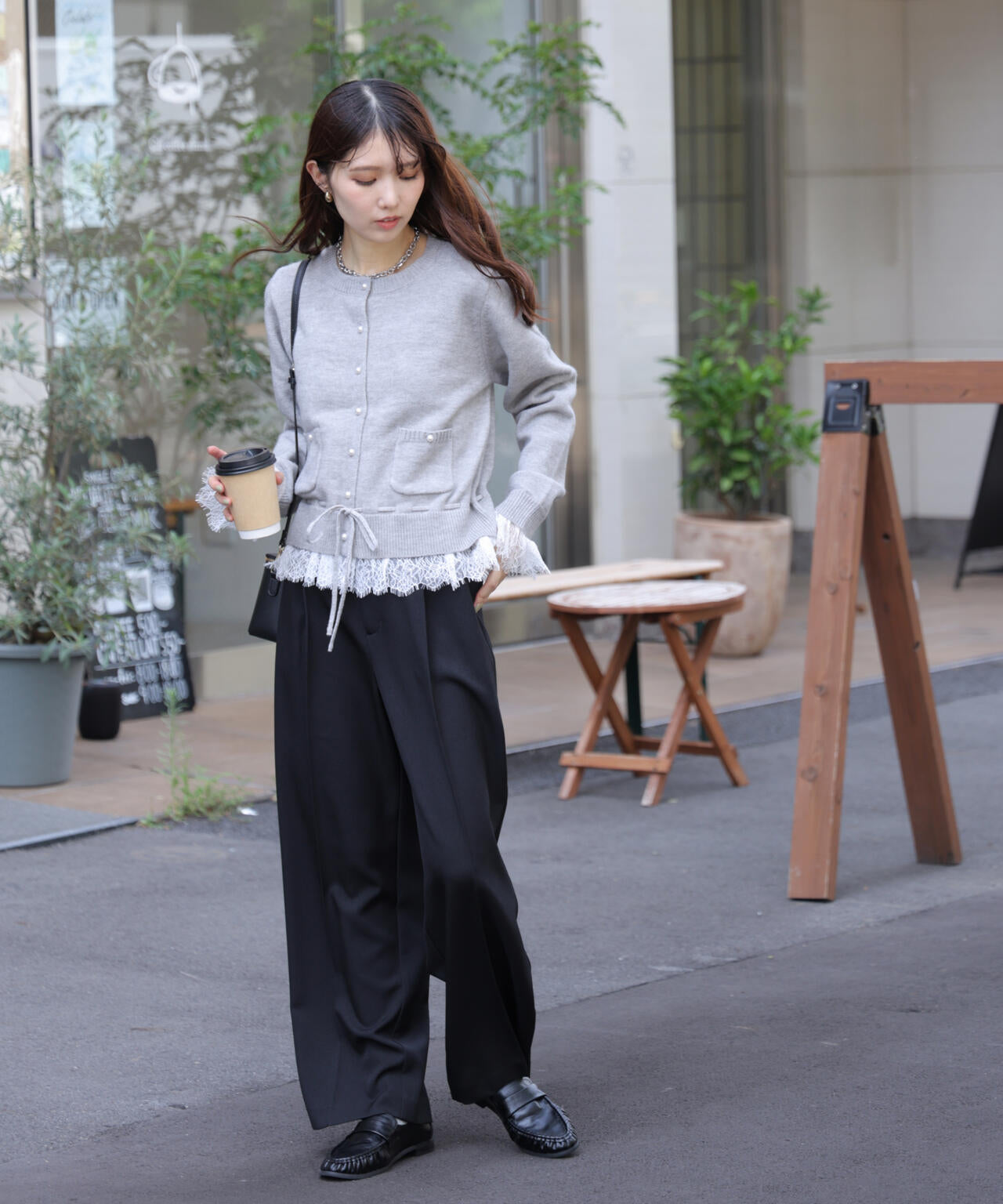 162cm 着用サイズ:FR