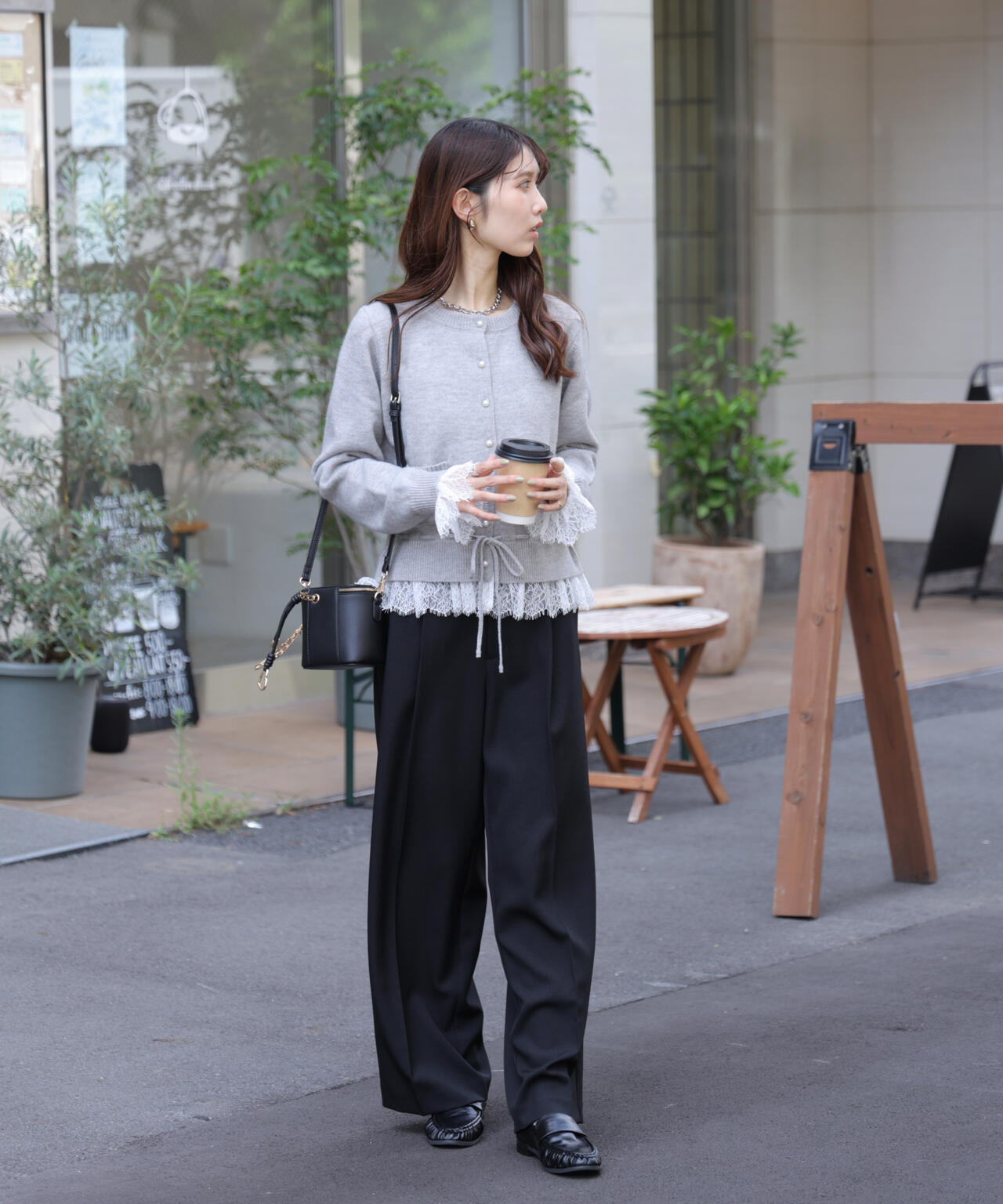 162cm 着用サイズ:FR