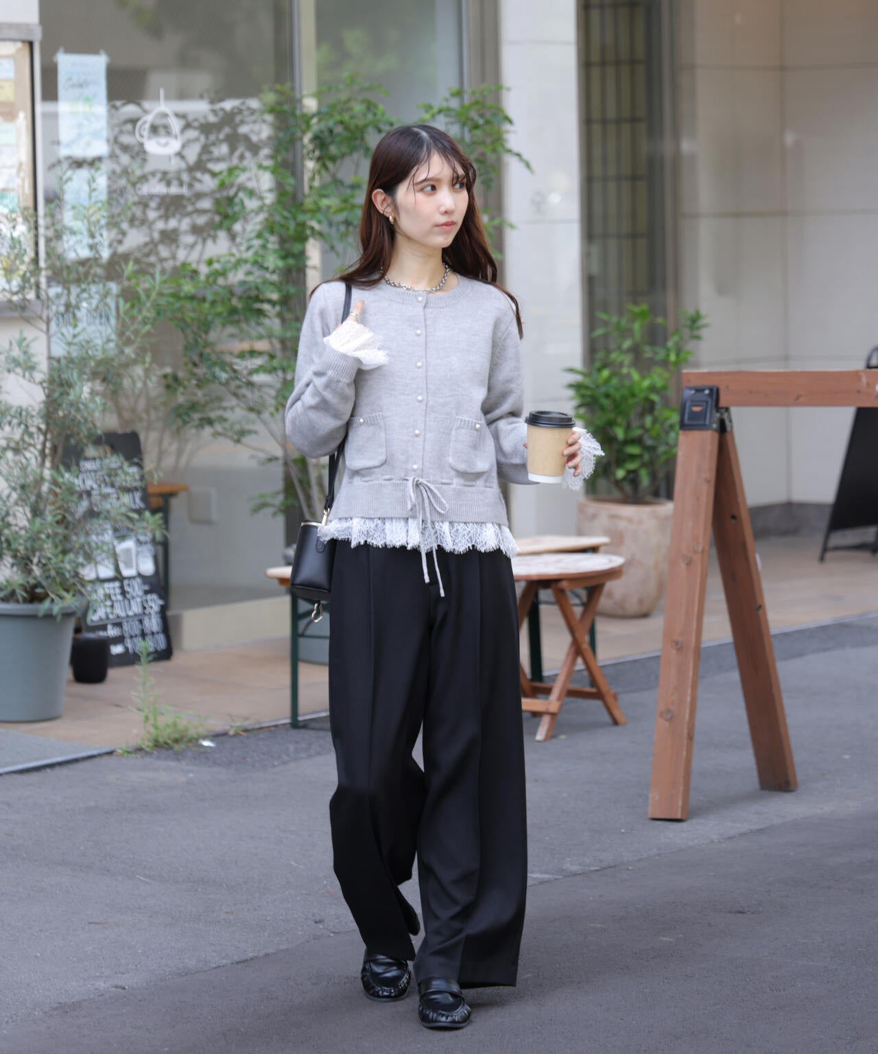 162cm 着用サイズ:FR