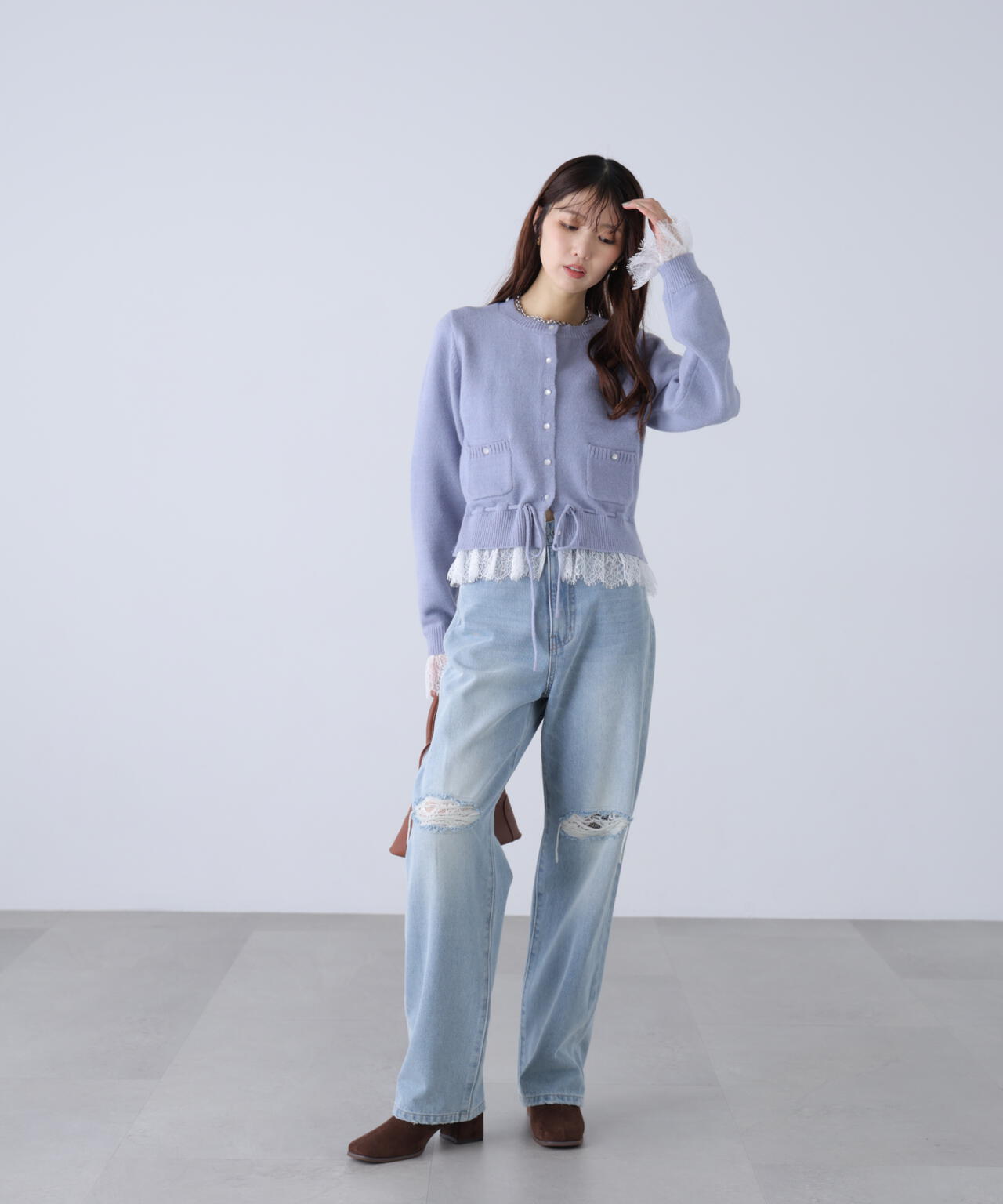 162cm 着用サイズ:FR