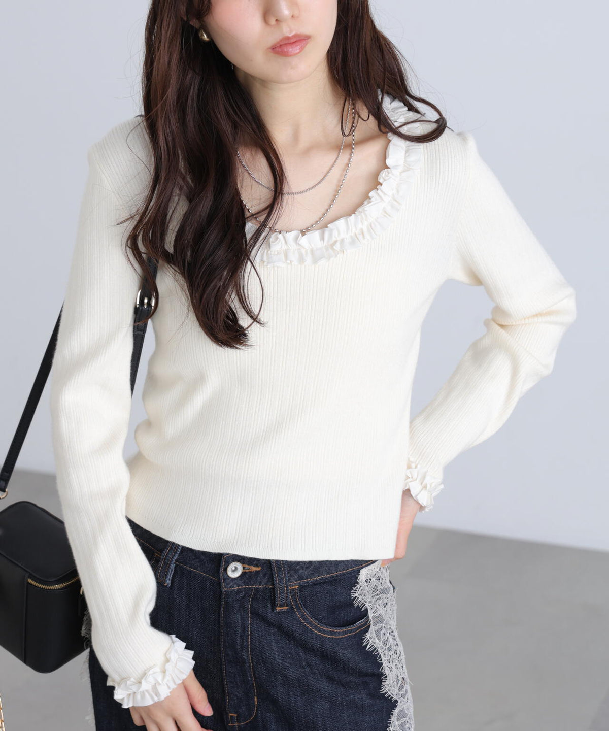 162cm 着用サイズ:FR