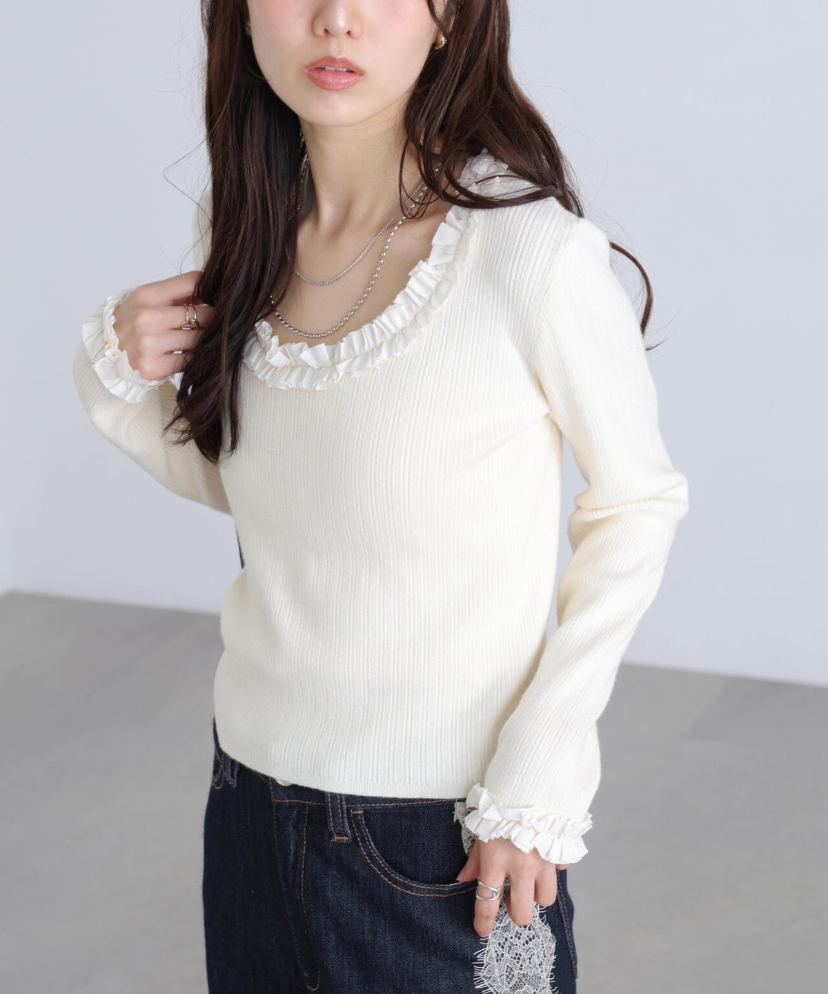 162cm 着用サイズ:FR