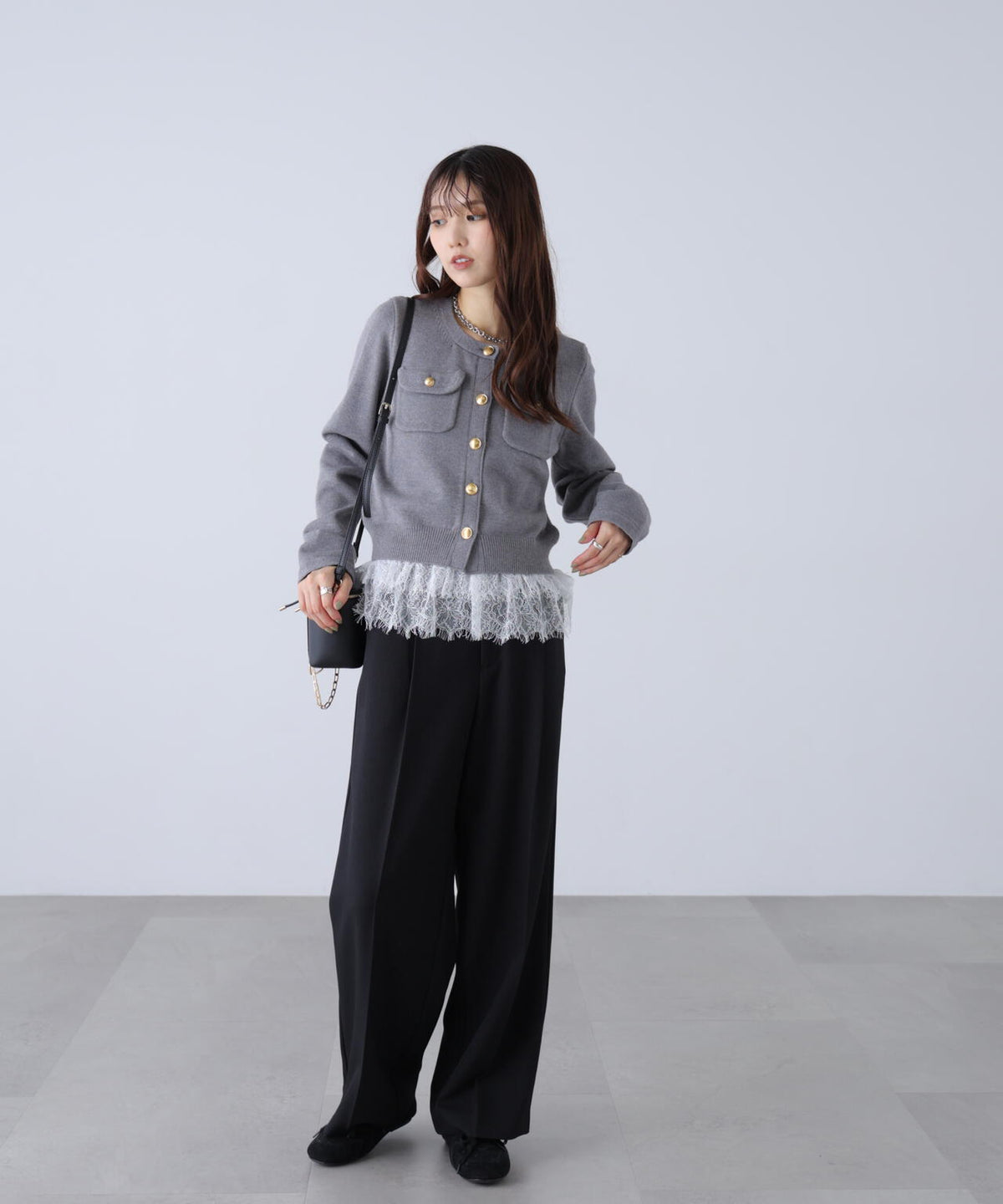 162cm 着用サイズ:FR
