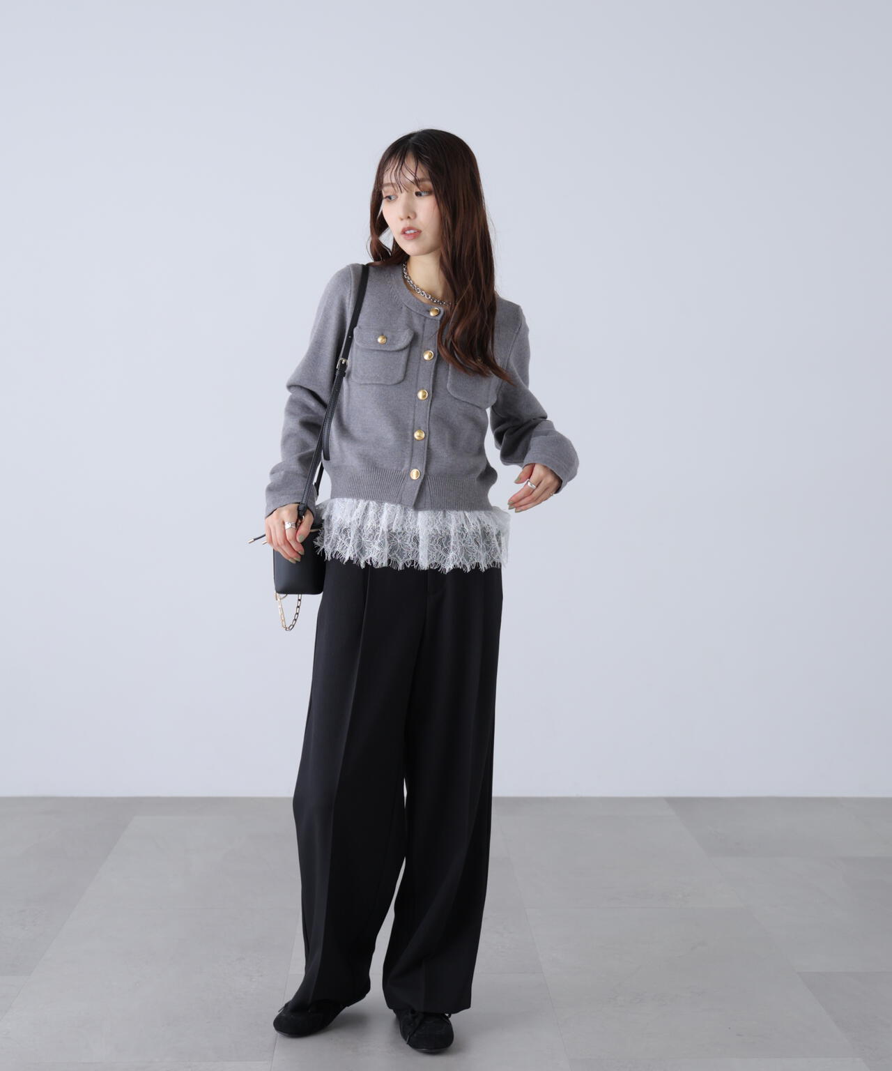 162cm 着用サイズ:FR