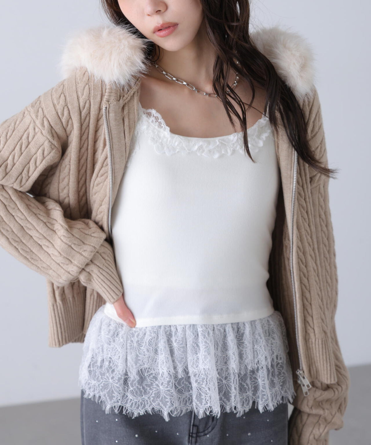 162cm 着用サイズ:FR