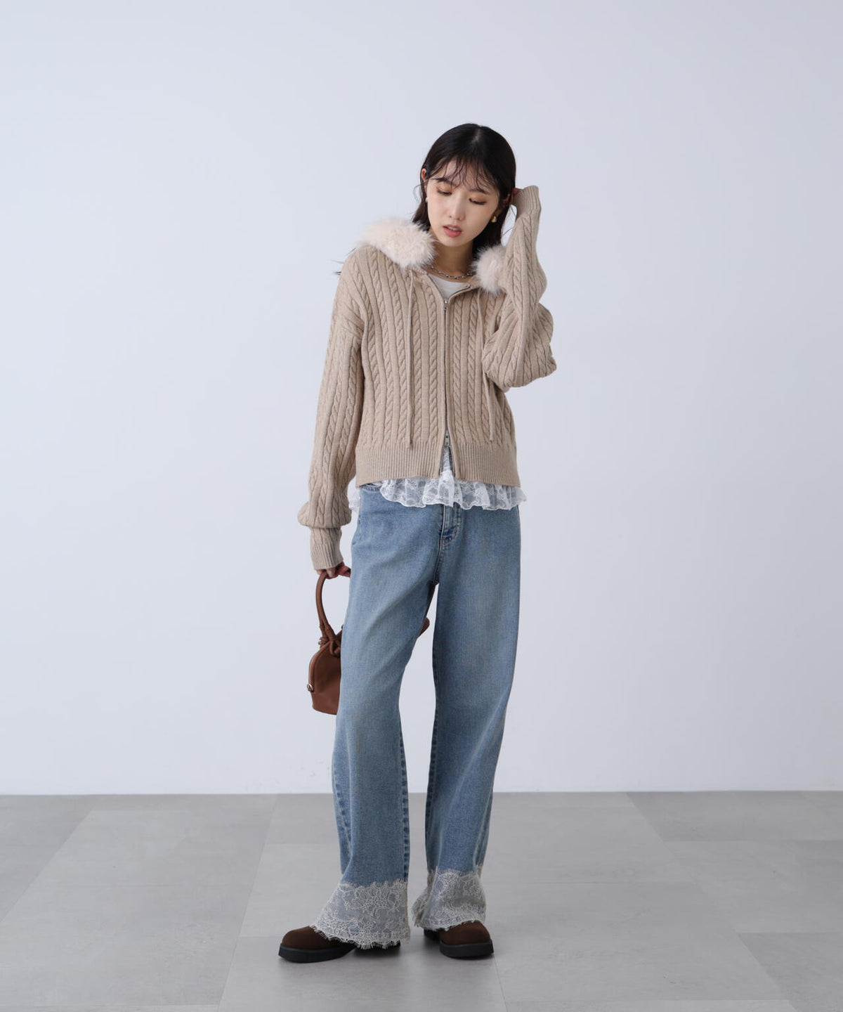 162cm 着用サイズ:FR