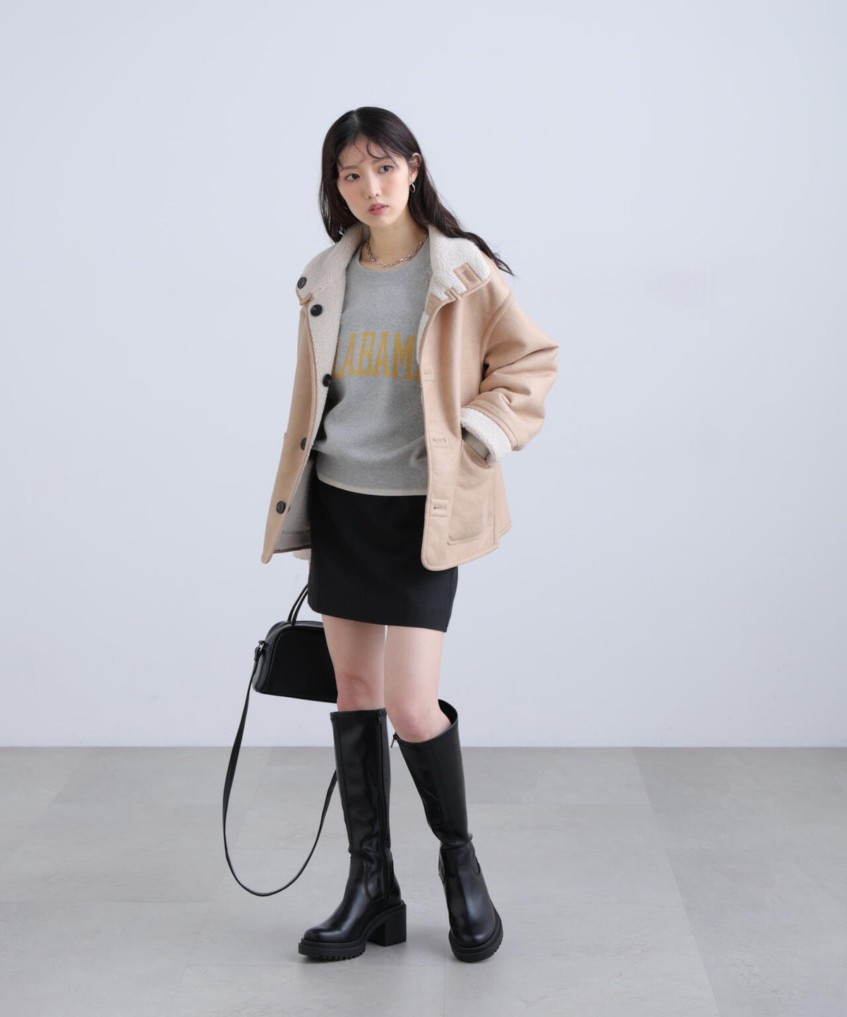 162cm 着用サイズ:FR