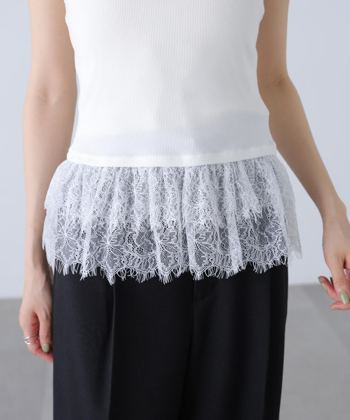 162cm 着用サイズ:FR