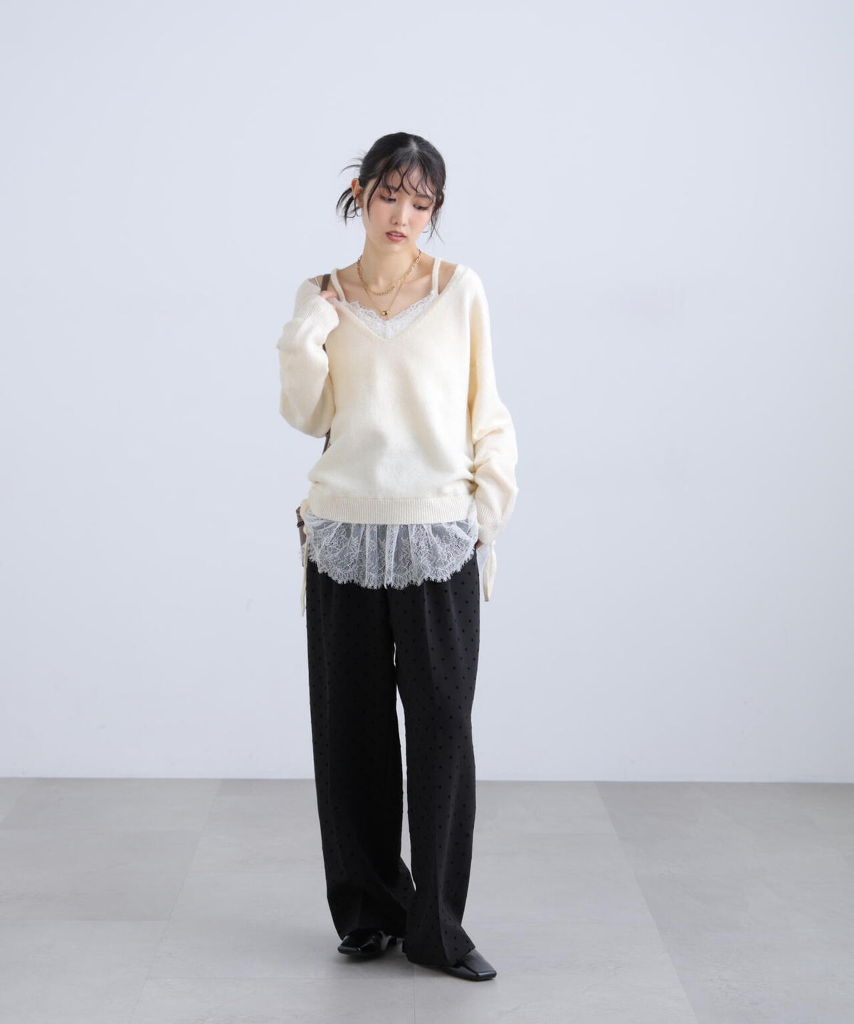 162cm 着用サイズ:FR