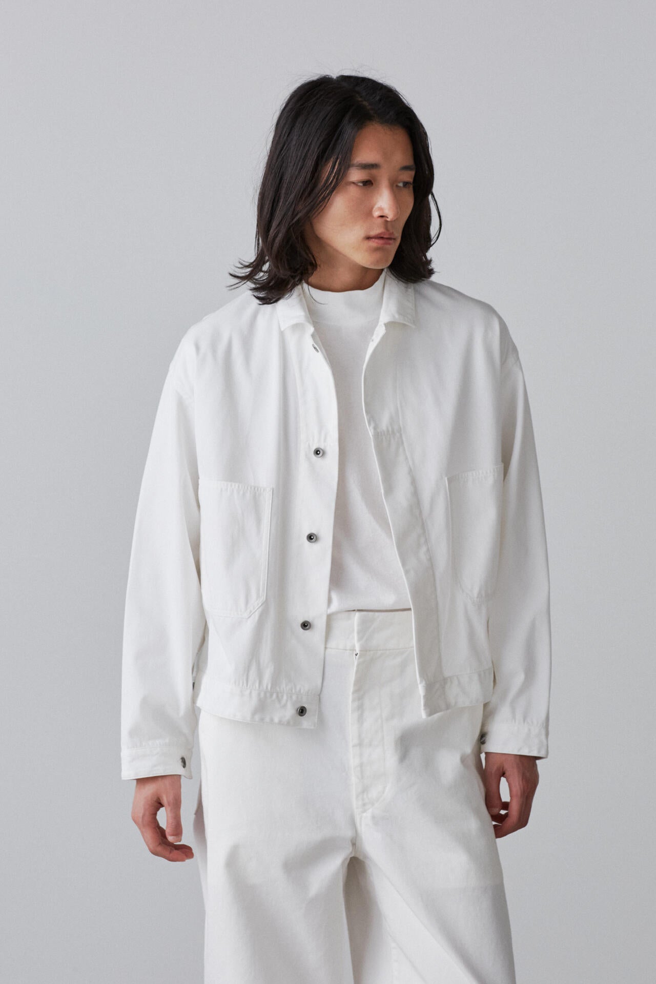 Y / ORGANIC COTTON RECYCLE POLYESTER TWILL BLOUSON