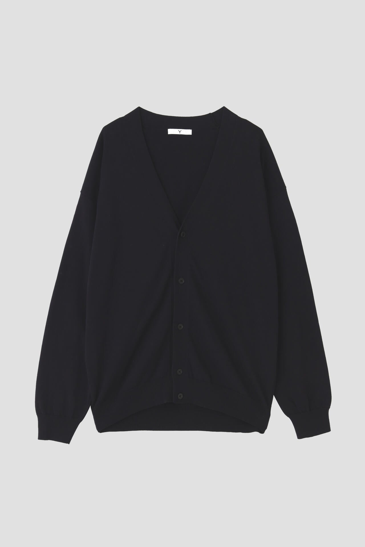 Y / ORGANIC COTTON KNIT CARDIGAN