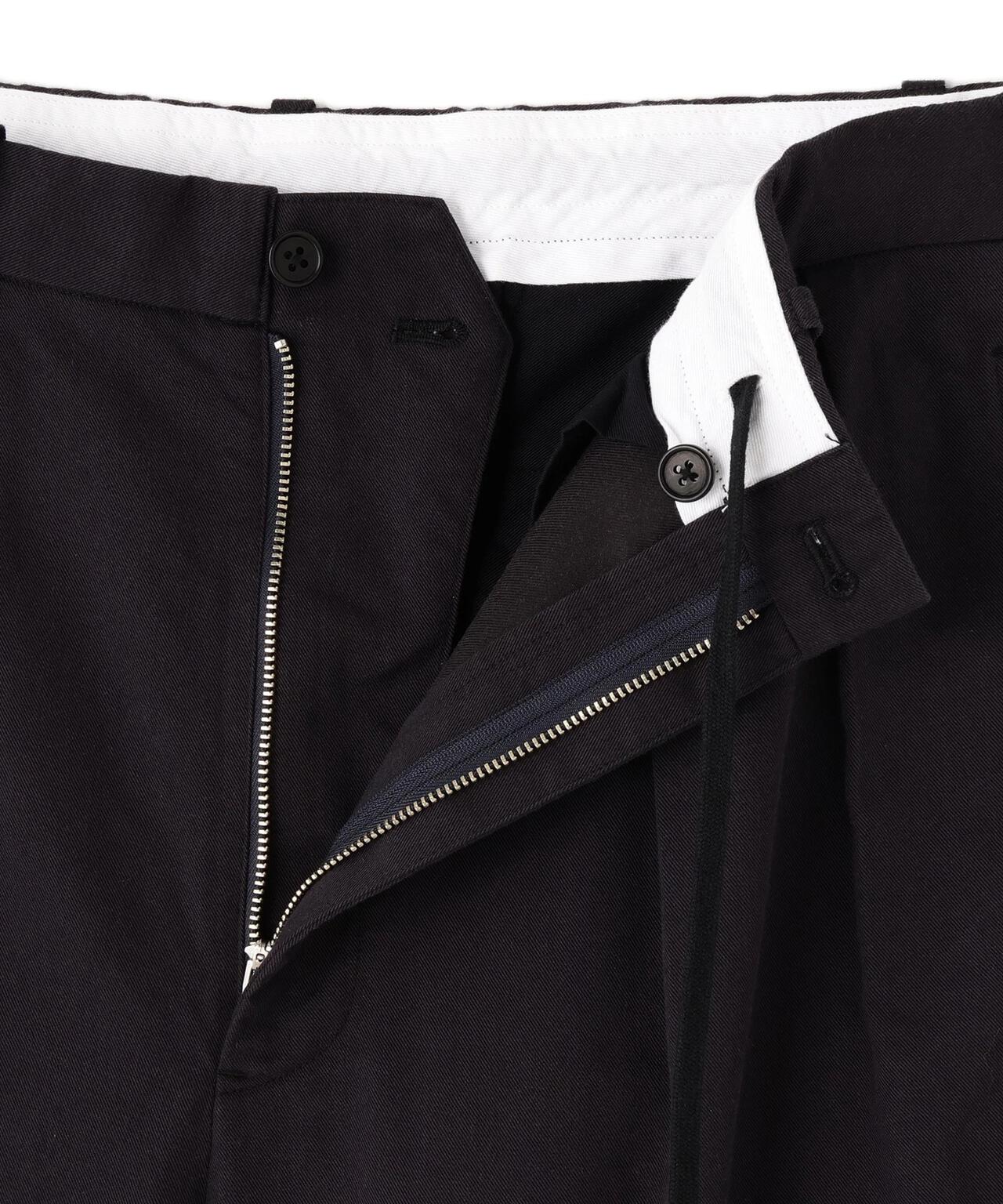 Y / ORGANIC COTTON TENCEL CHINO TROUSERS
