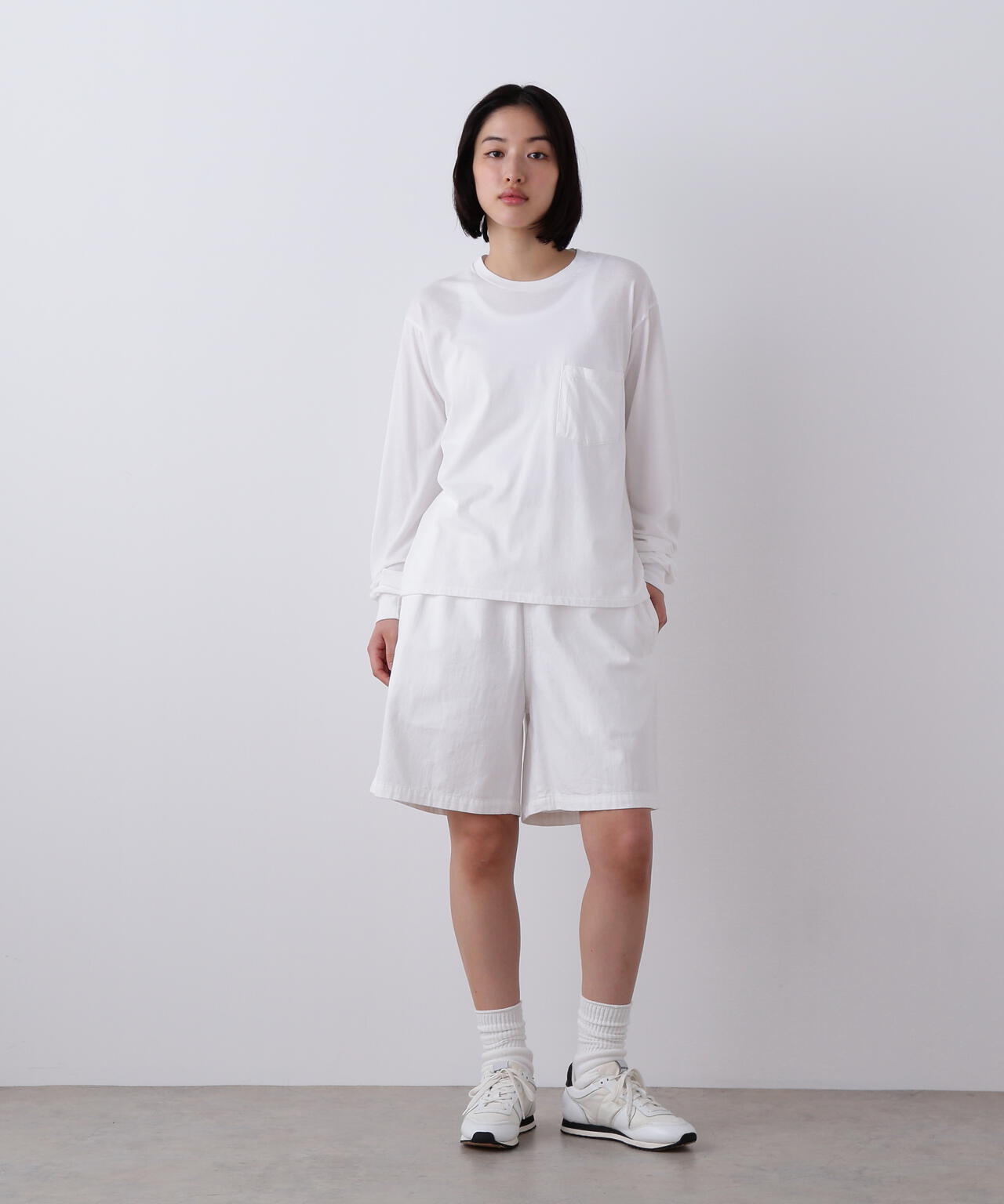 Y / SOFT ORGANIC COTTON JERSEY LONG SLEEVE T-SHIRT