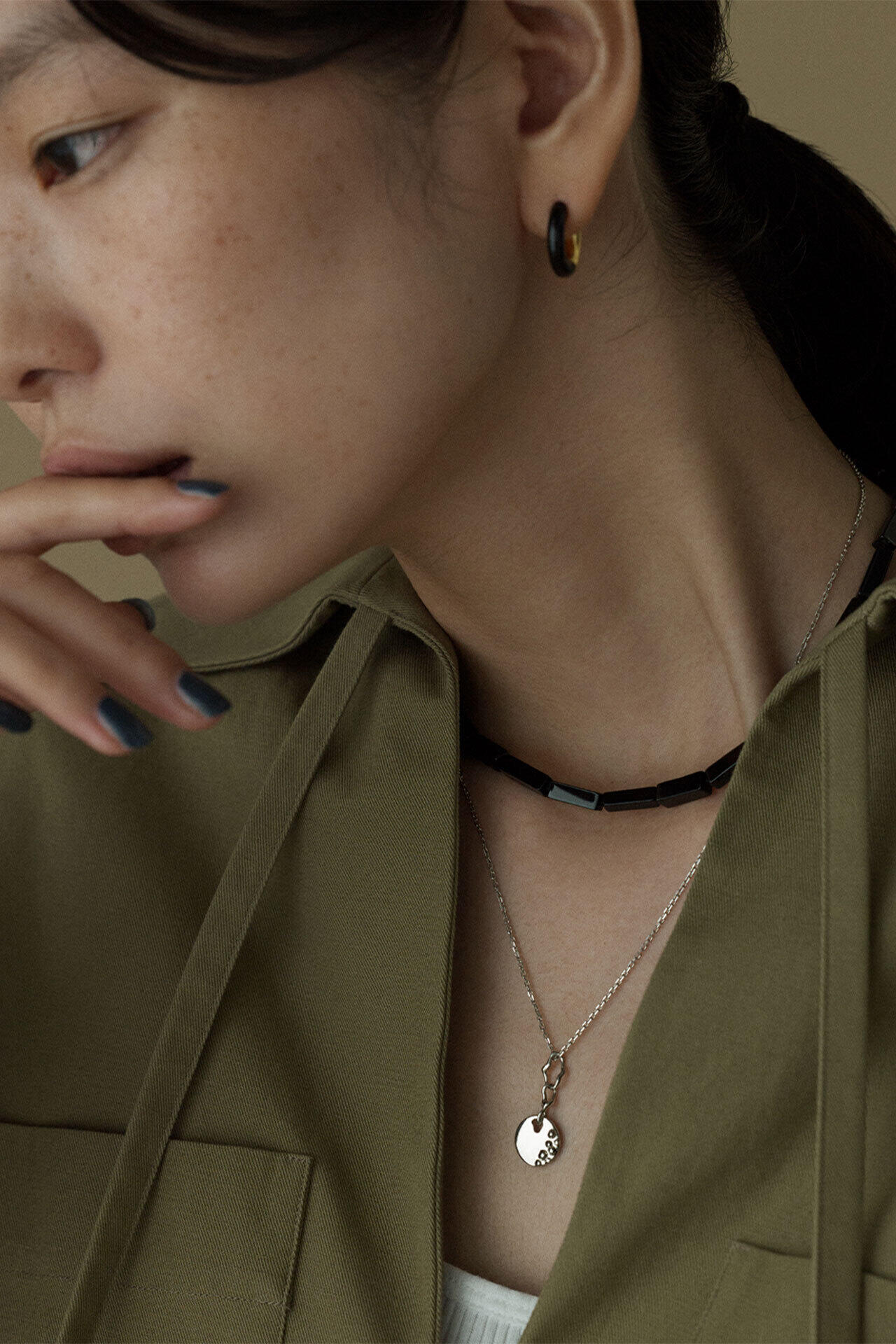 MARIA BLACK / BLUES NECKLACE SILVER HP