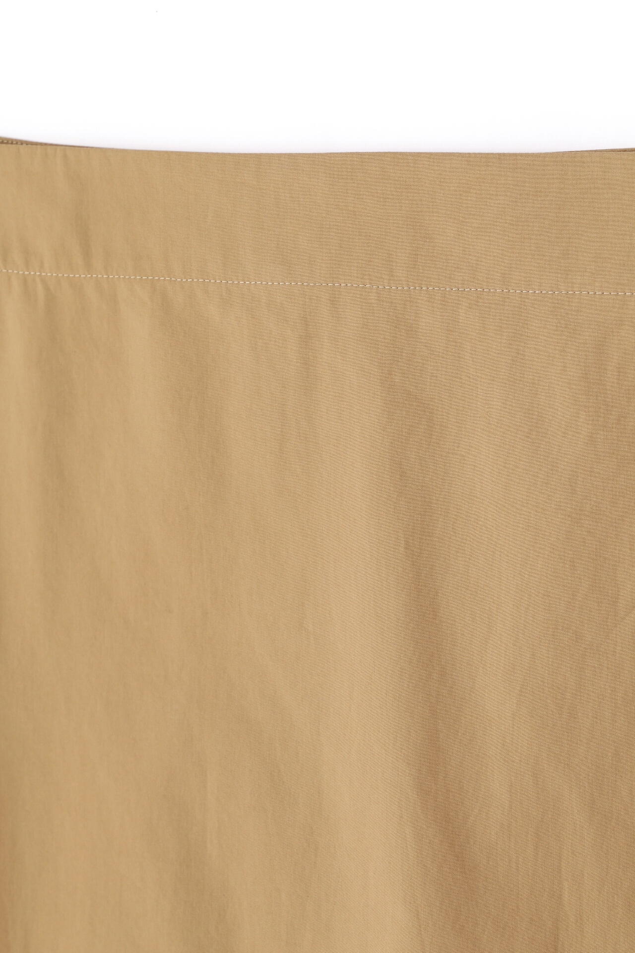 STUDIO NICHOLSON / POWDER COTTON SIDE PEPLUM SKIRT