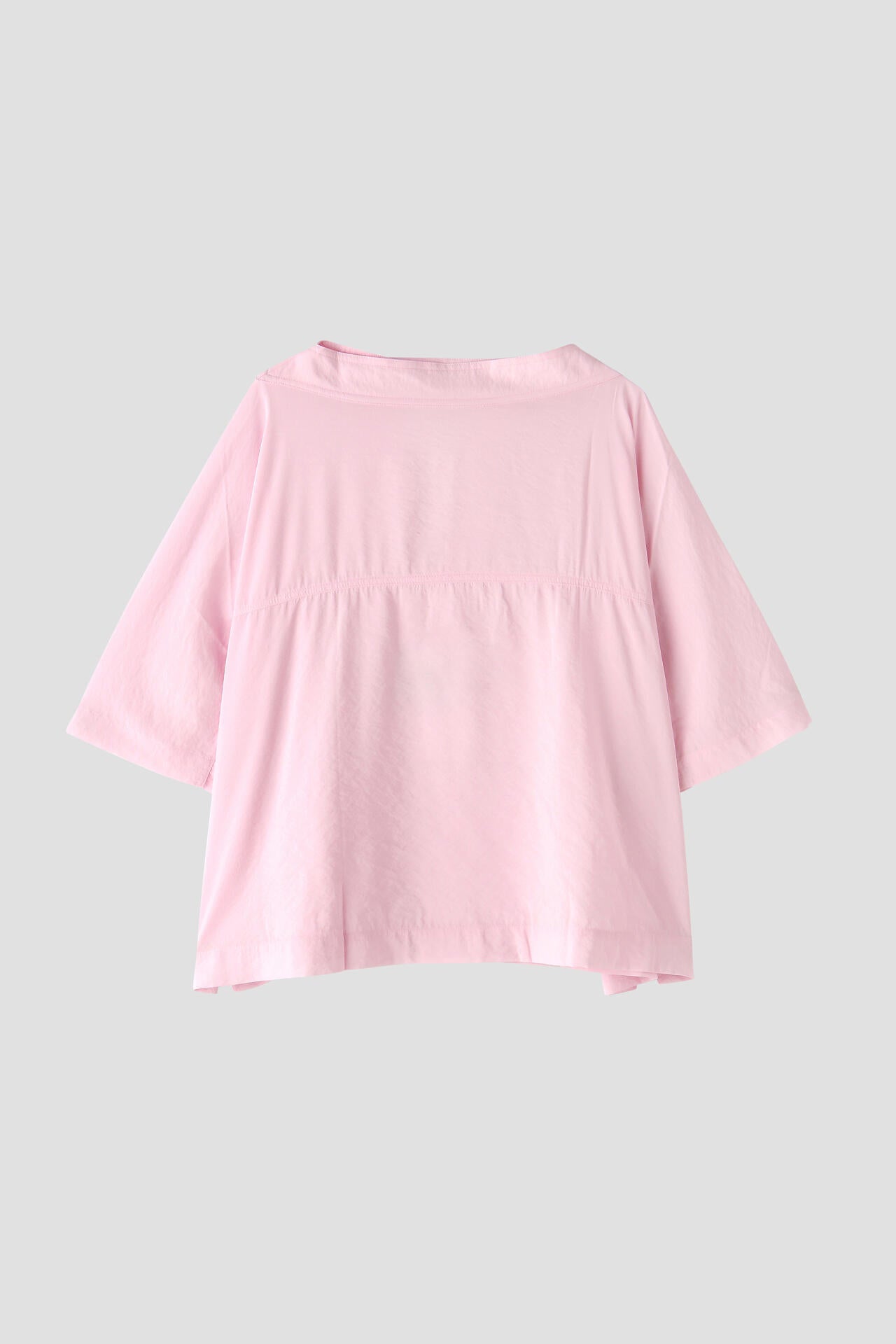 STUDIO NICHOLSON / TEXTURED VISCOSE SHORT SLEEVE TOP