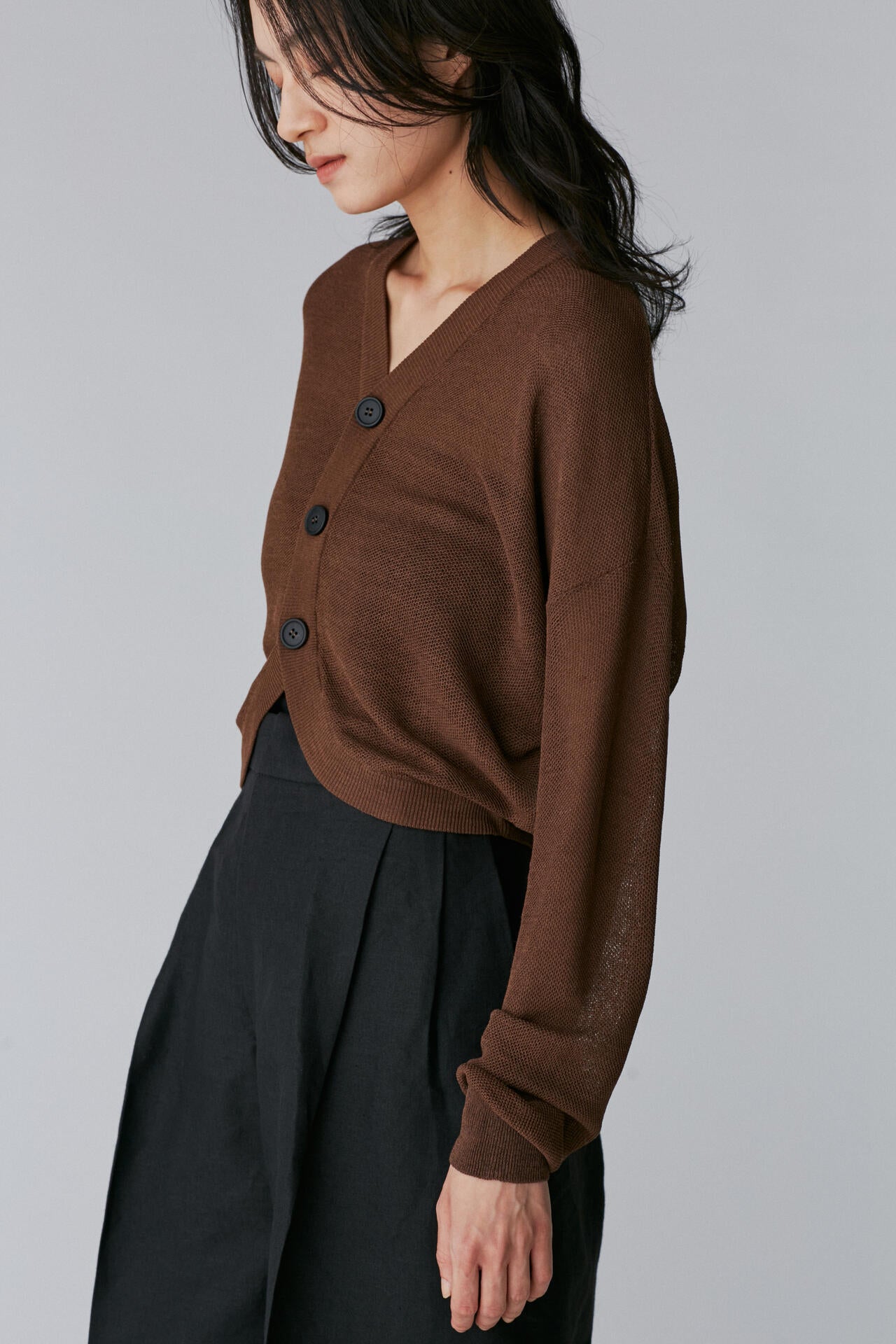 Cristaseya / SILK CARDIGAN