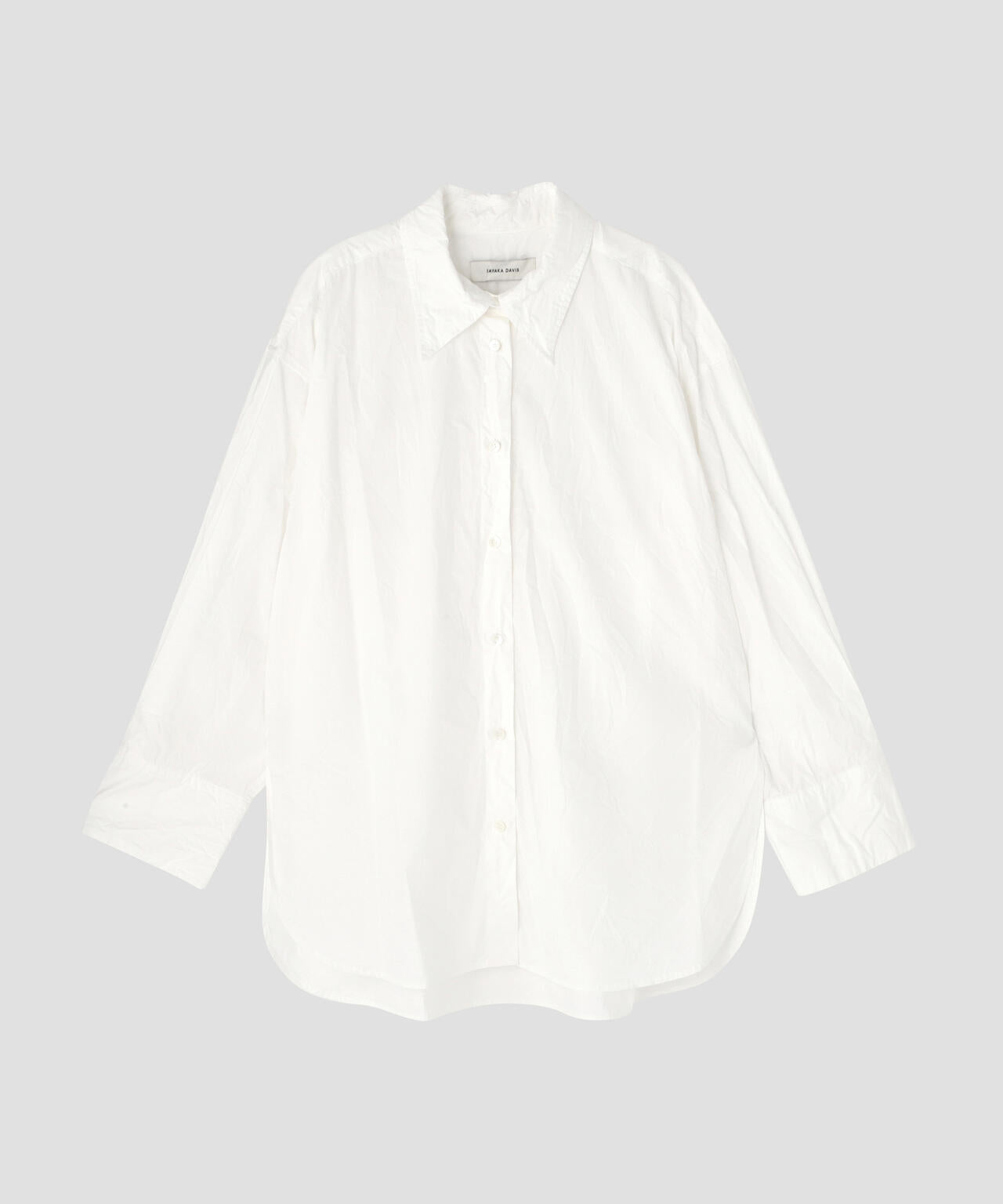 SAYAKA DAVIS / CRINKLED OVERSIZED SHIRT